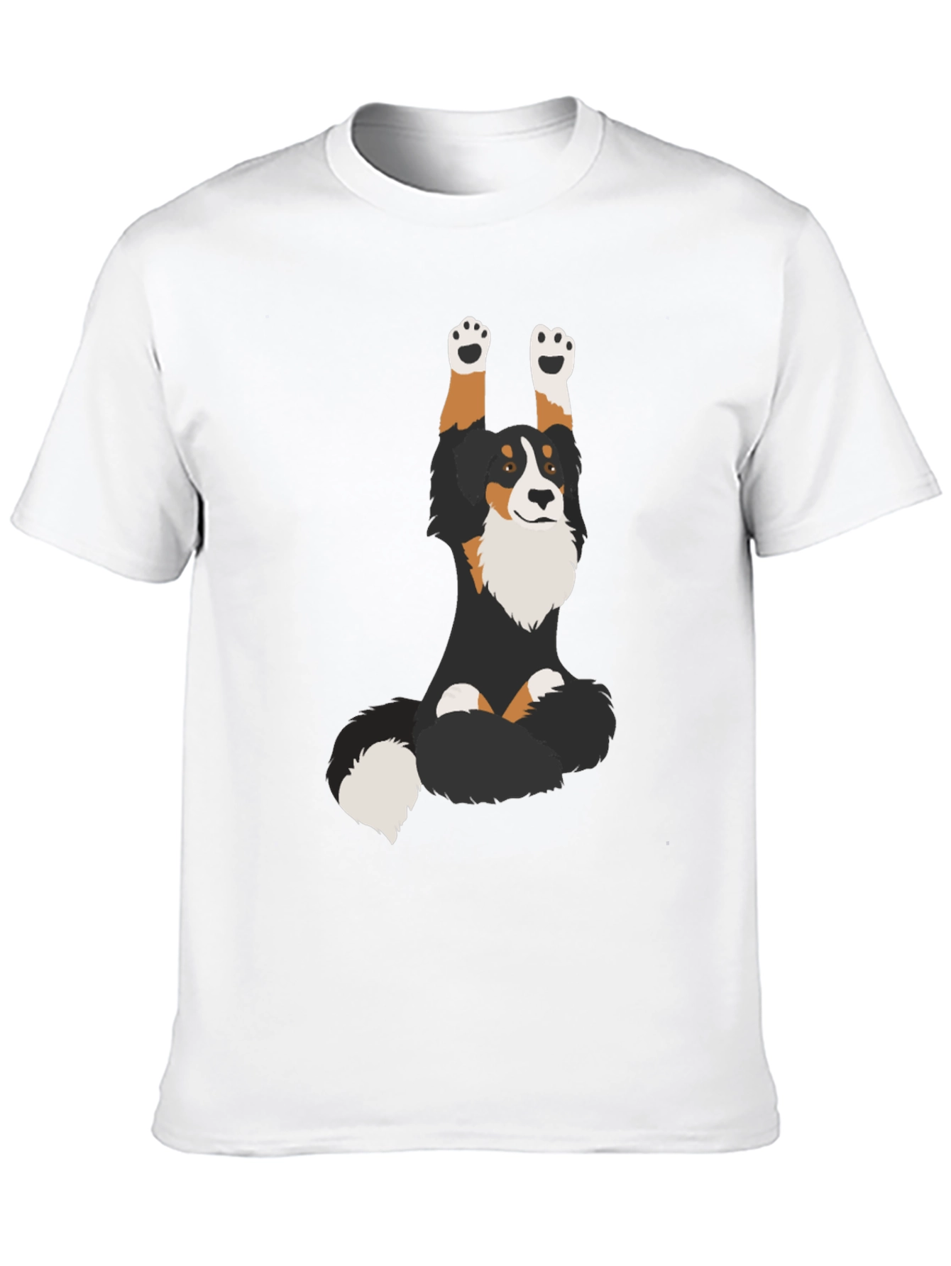 Yoga Dog Graphic Tee - Black Unisex T-Shirt
