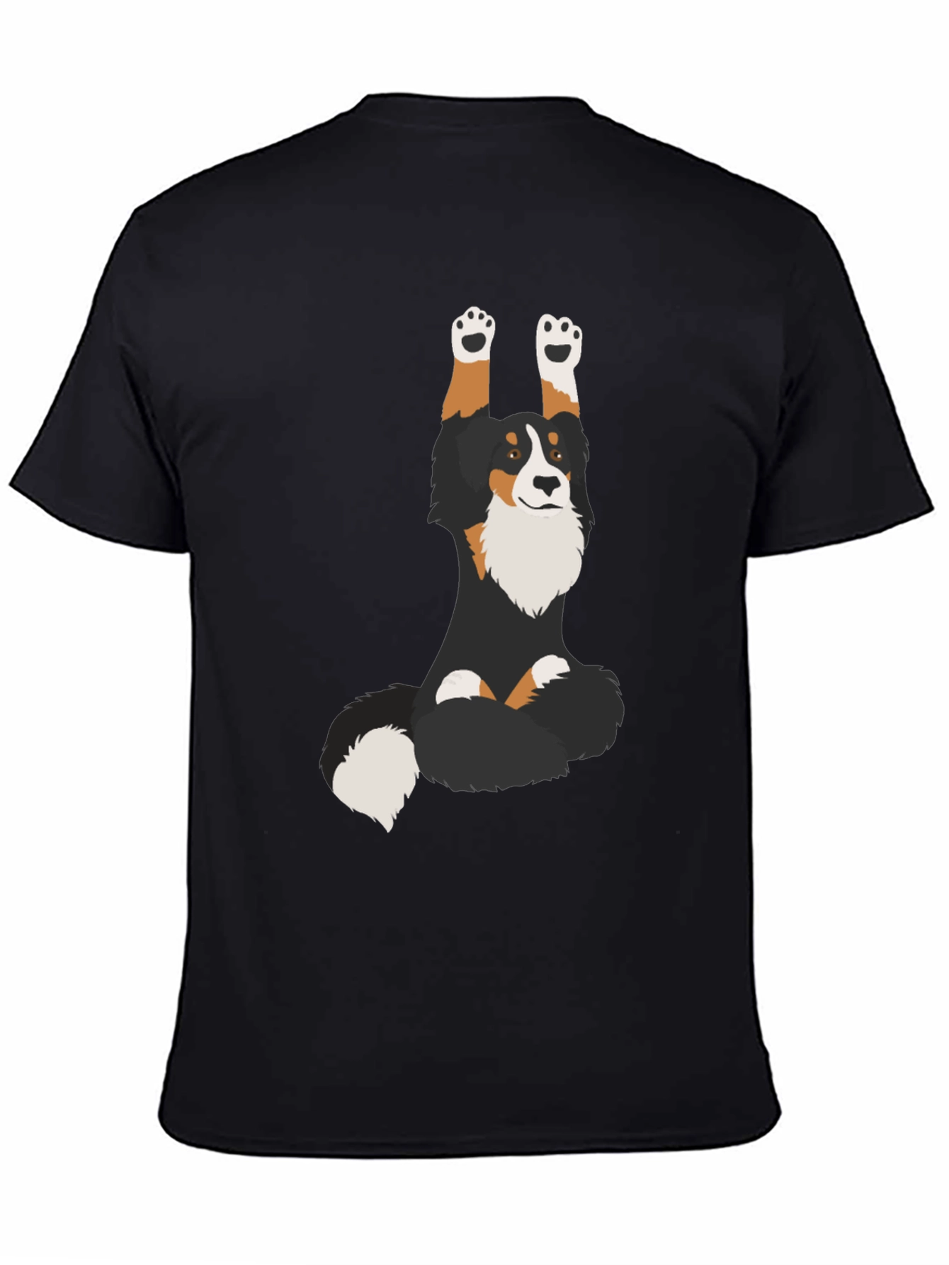 Yoga Dog Graphic Tee - Black Unisex T-Shirt