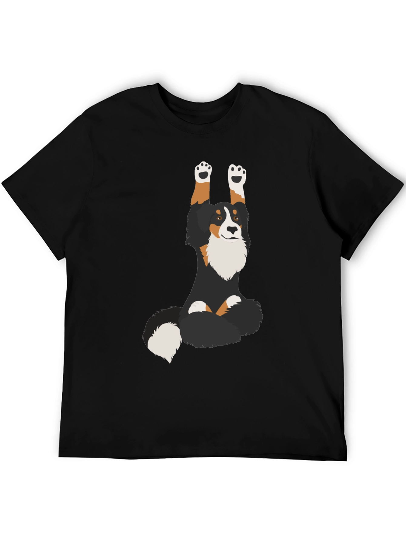 Yoga Dog Graphic Tee - Black Unisex T-Shirt