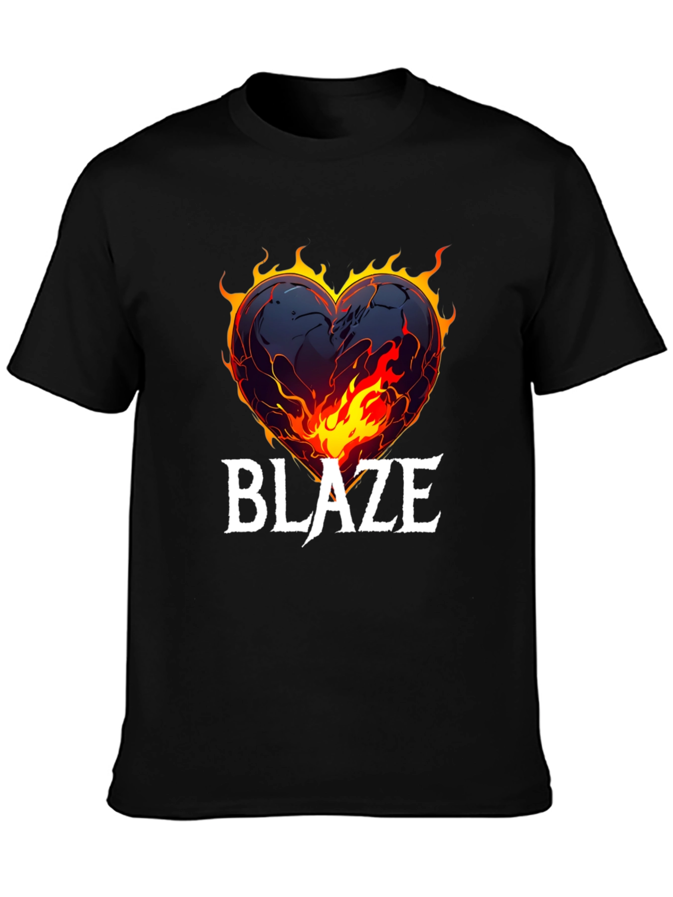 Fiery Heart Blaze T-Shirt