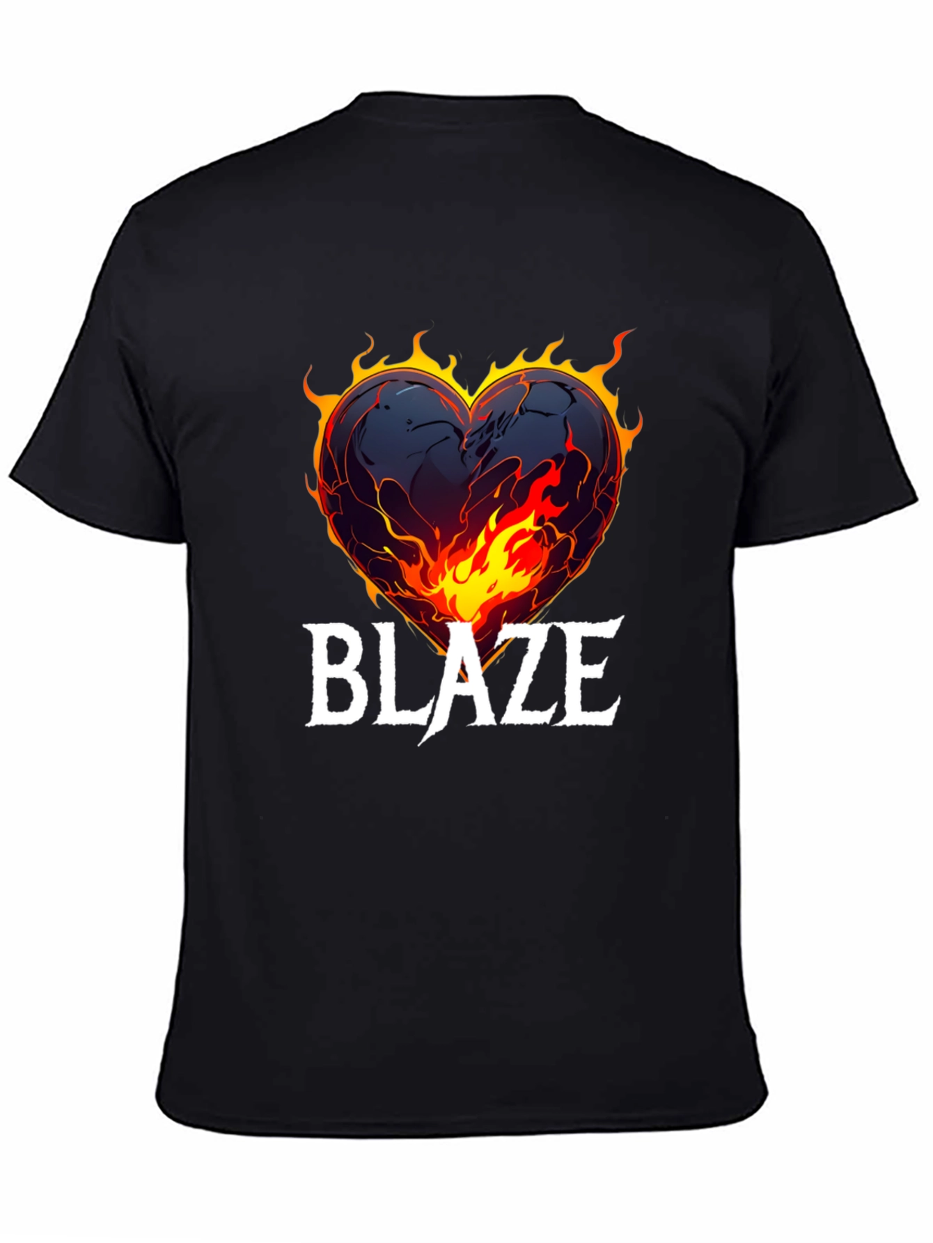 Fiery Heart Blaze T-Shirt