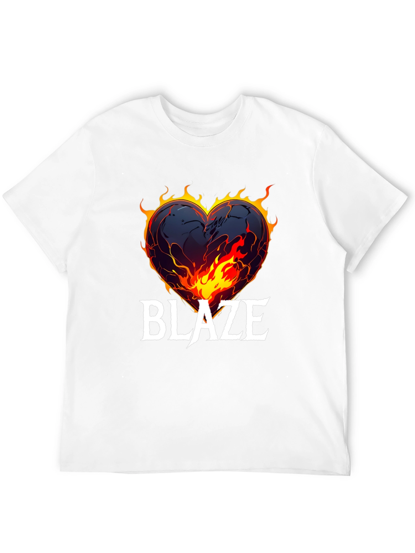 Fiery Heart Blaze T-Shirt