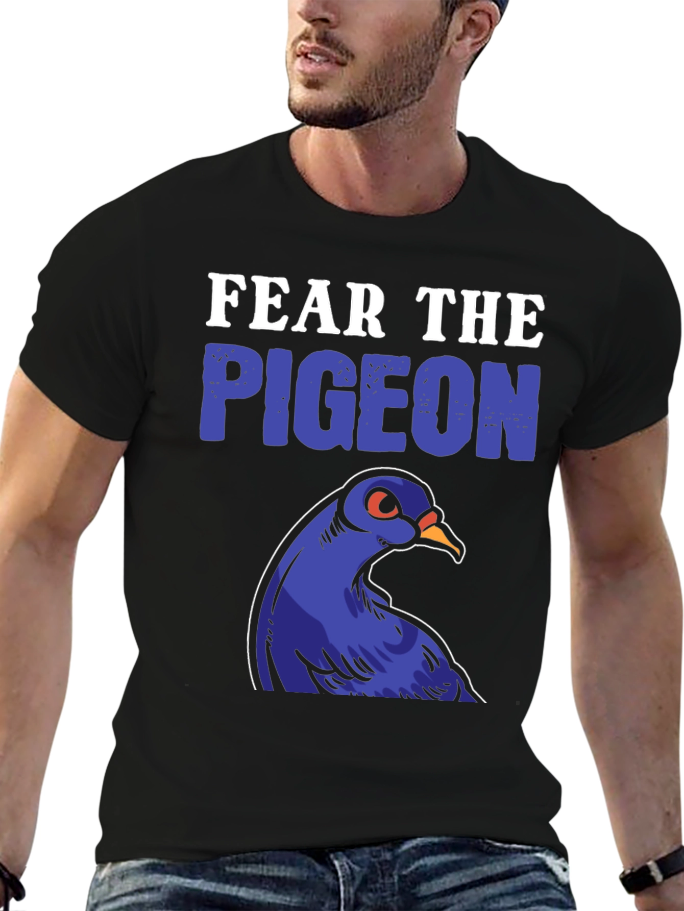 Fear the Pigeon Graphic T-Shirt