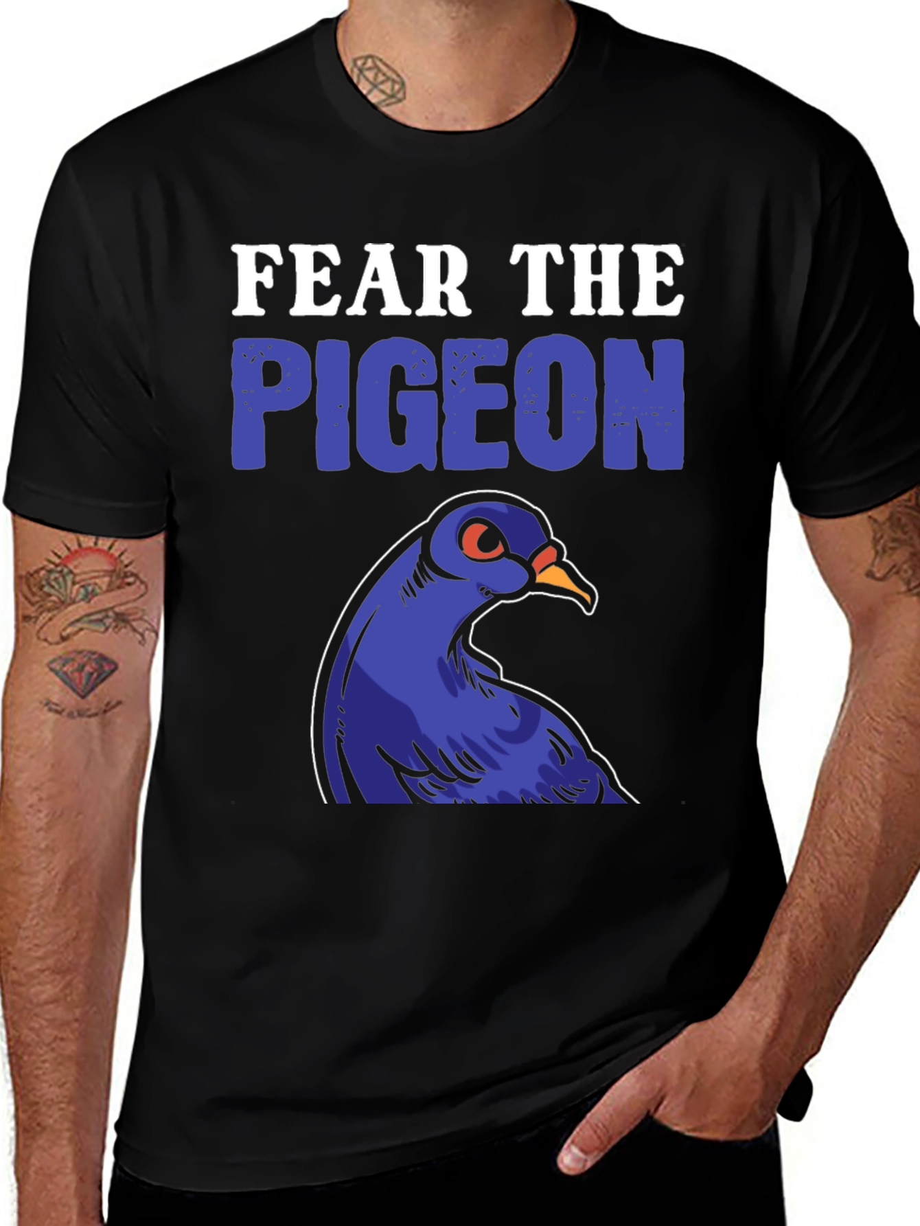 Fear the Pigeon Graphic T-Shirt
