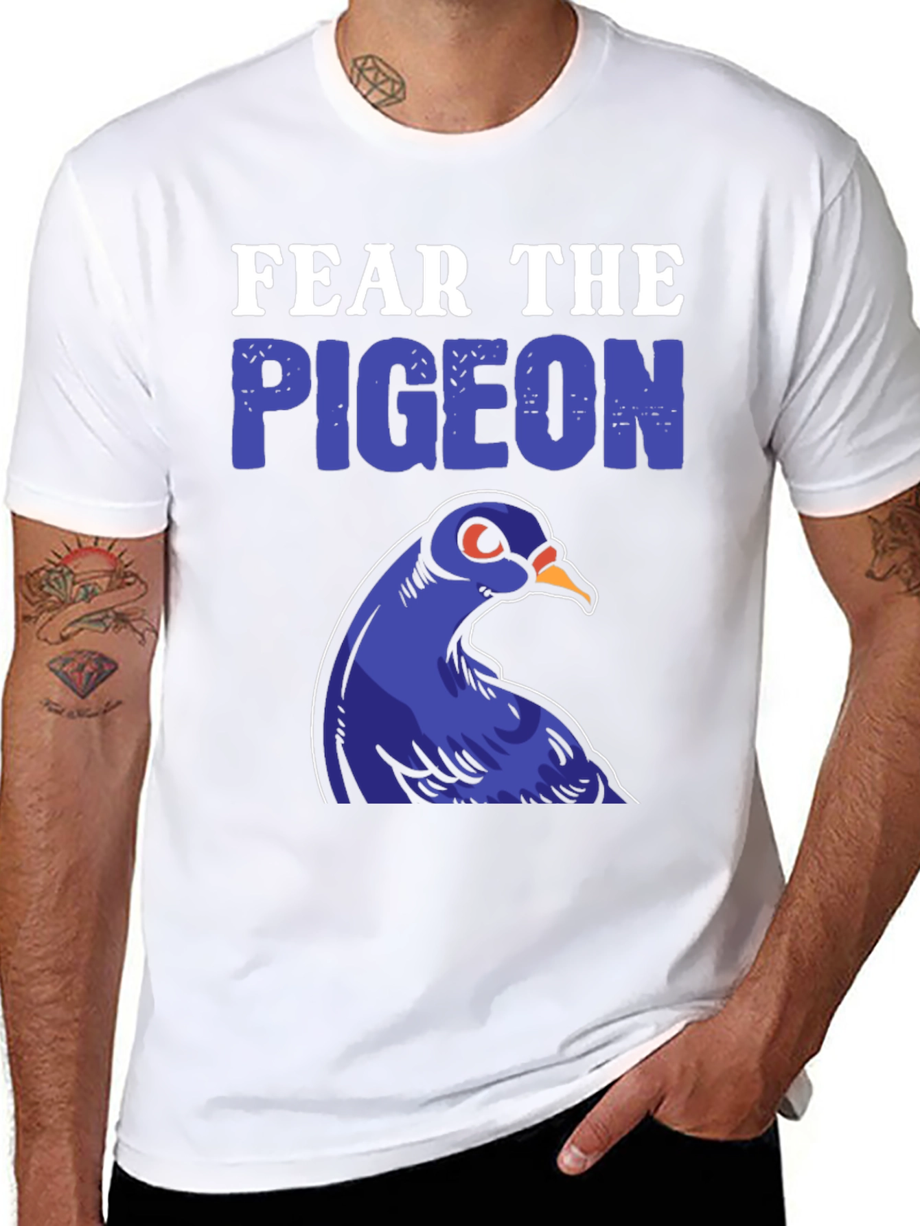 Fear the Pigeon Graphic T-Shirt
