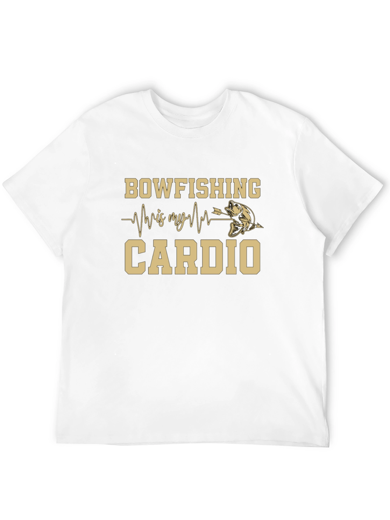 Bowfishing Is My Cardio T-Shirt - Black
