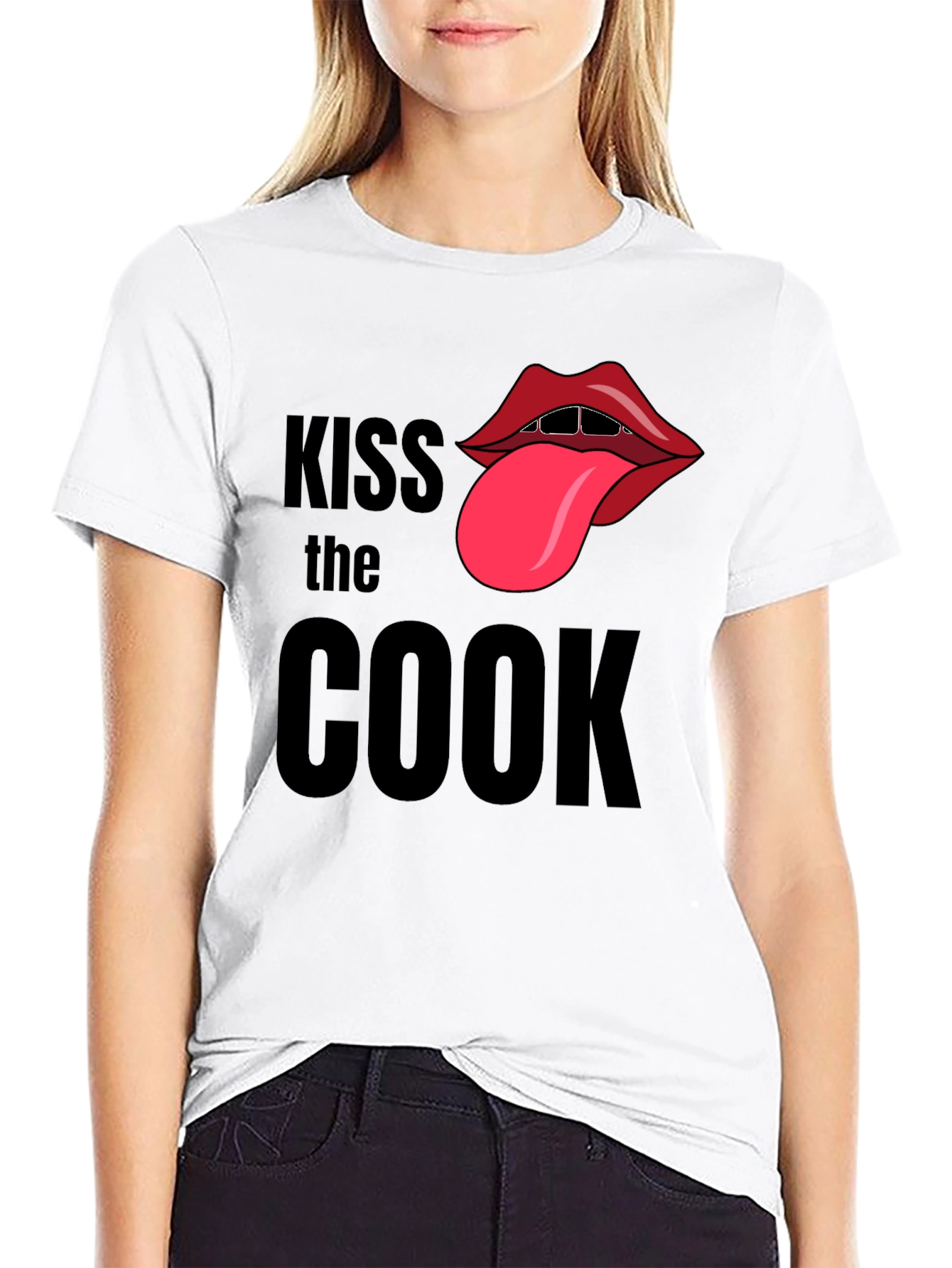 Kiss the Cook Graphic T-Shirt