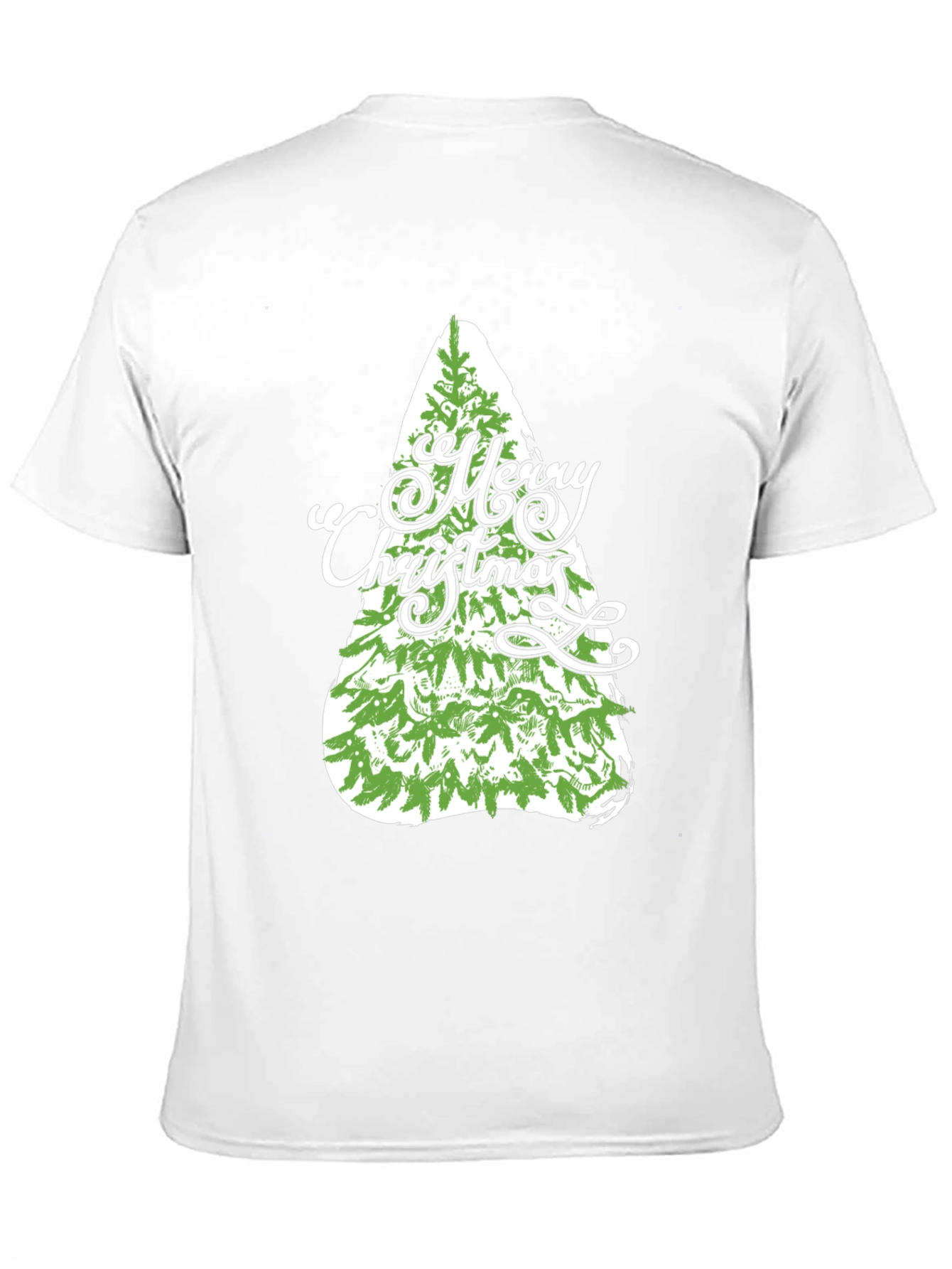 Christmas Tree Graphic Tee - Holiday Festive Shirt