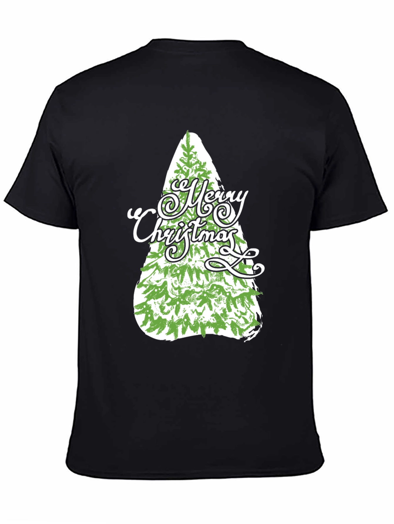 Christmas Tree Graphic Tee - Holiday Festive Shirt