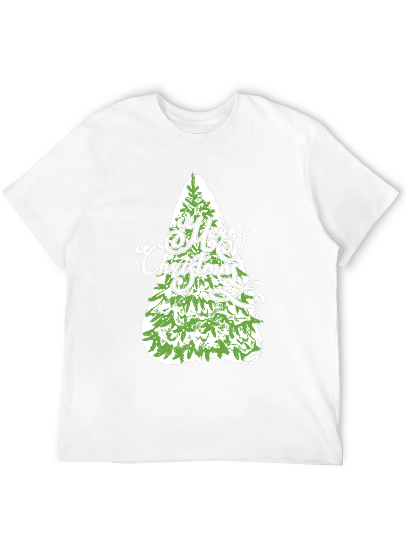 Christmas Tree Graphic Tee - Holiday Festive Shirt