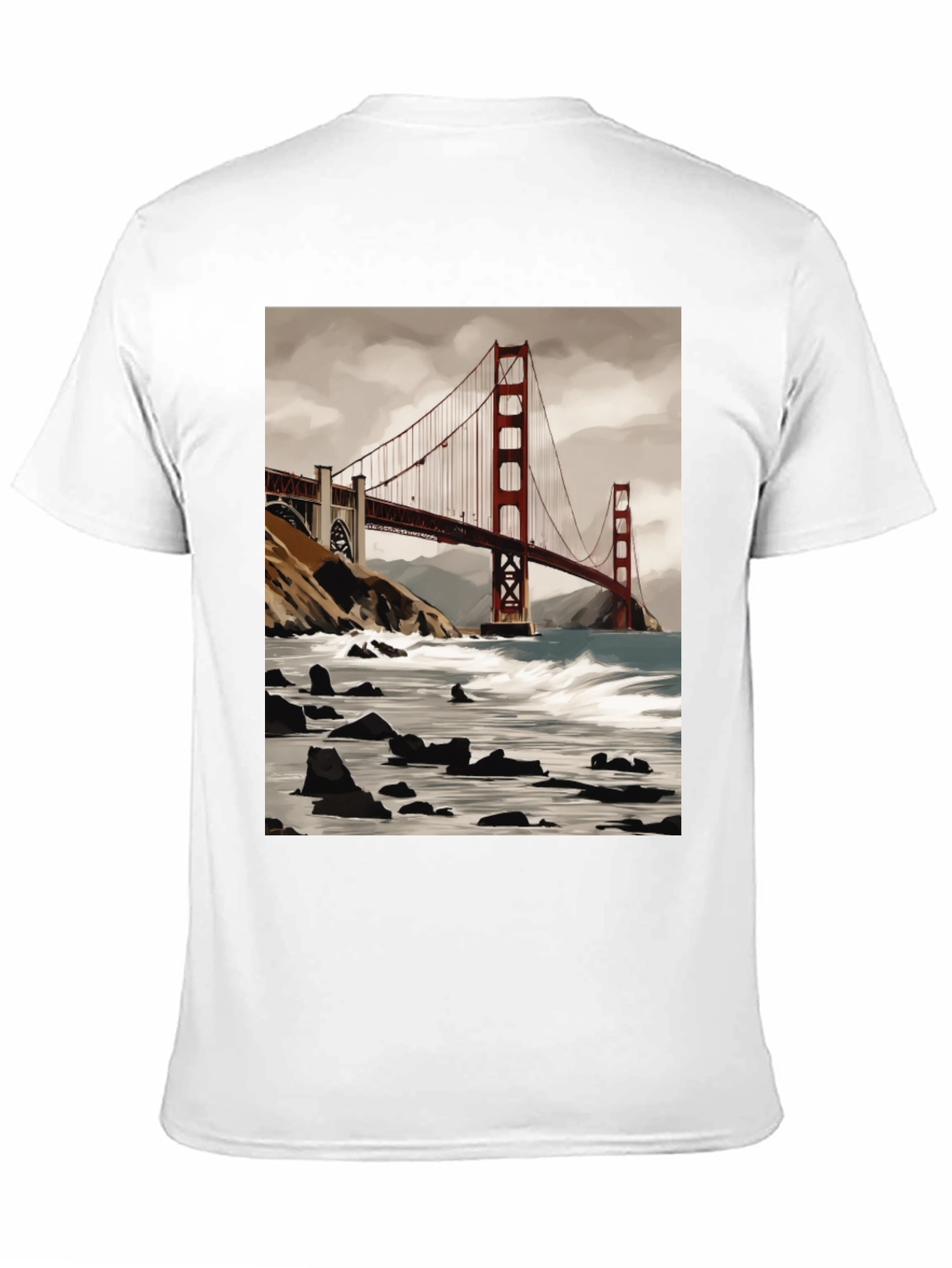 Golden Gate Bridge Graphic Tee - Soft Cotton Blend