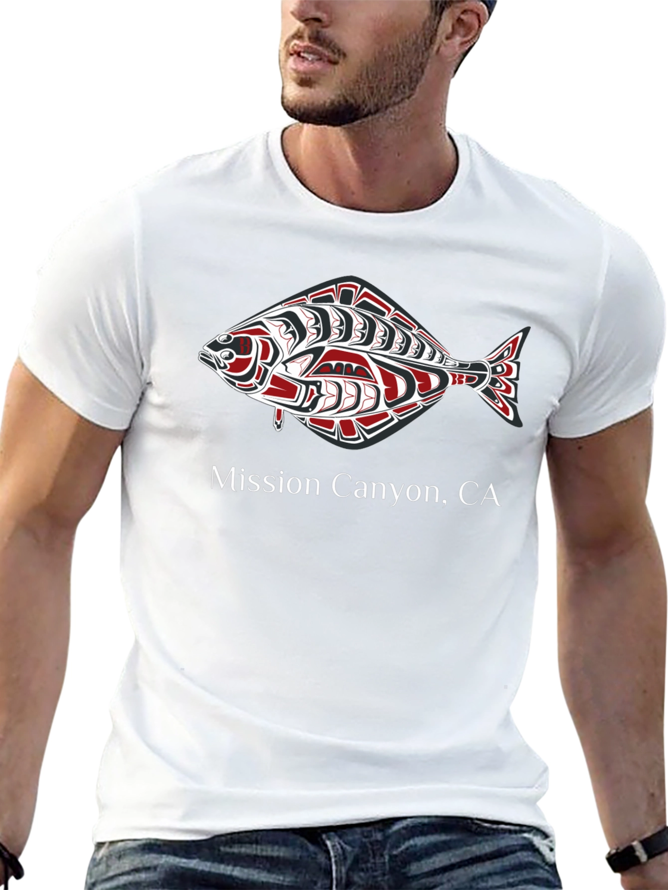 Mission Canyon Fish Graphic Tee