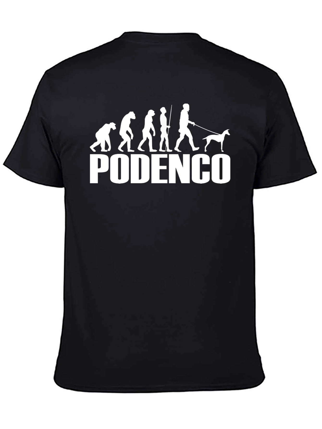 Podenco Dog Evolution T-Shirt - Black
