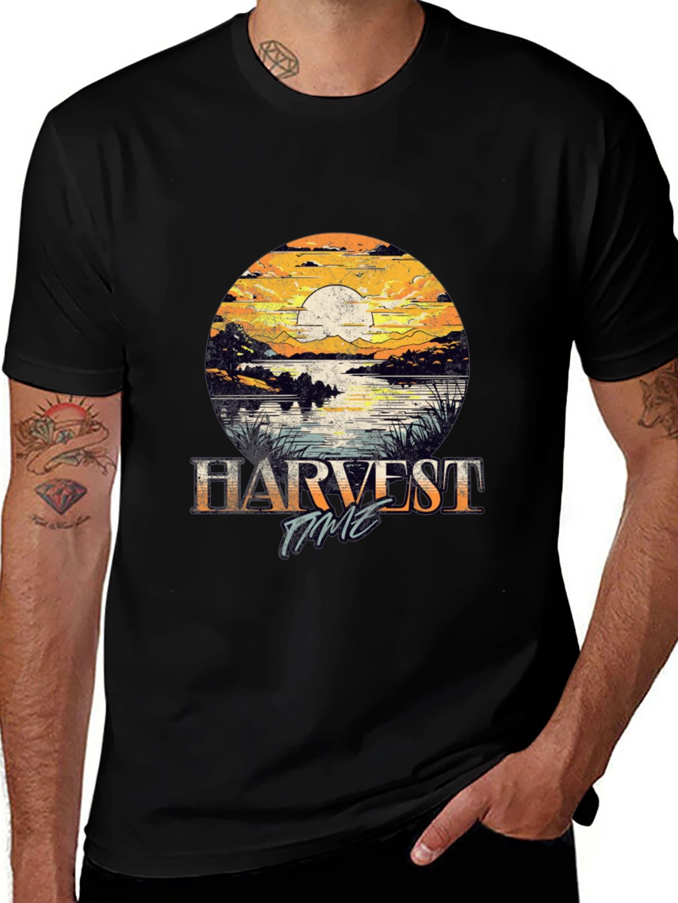 Harvest Time T-Shirt - Nature Inspired Graphic Tee