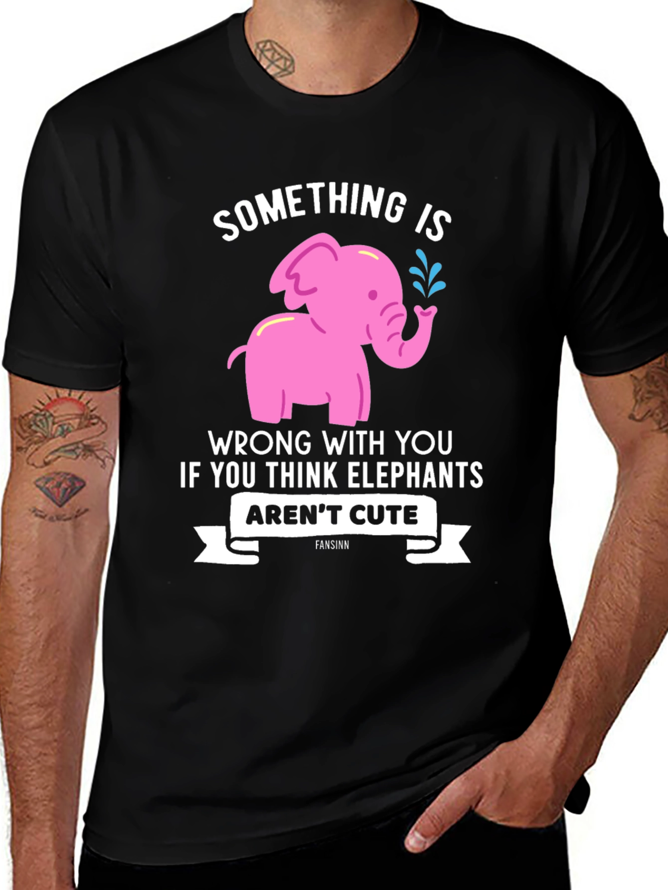 Elephant Lover T-Shirt - Something is Wrong With You