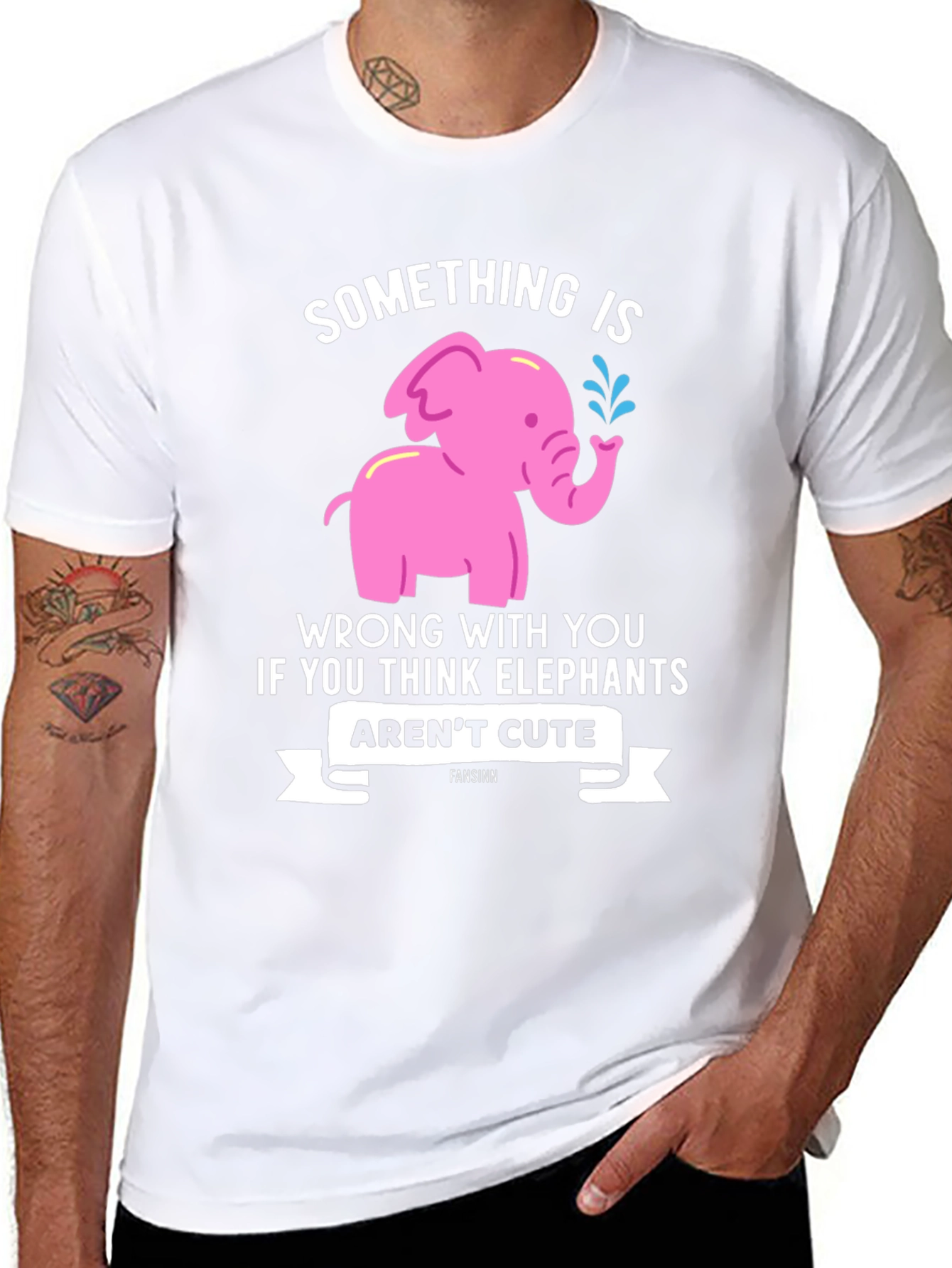 Elephant Lover T-Shirt - Something is Wrong With You