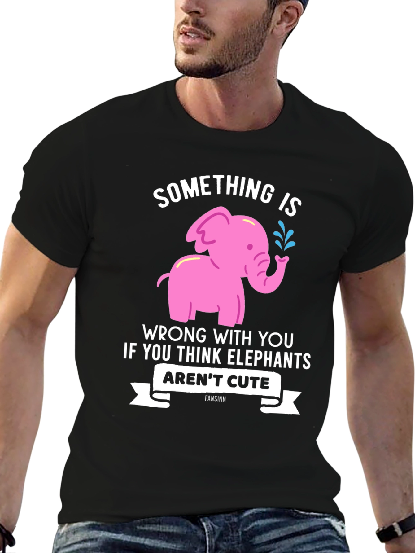 Elephant Lover T-Shirt - Something is Wrong With You