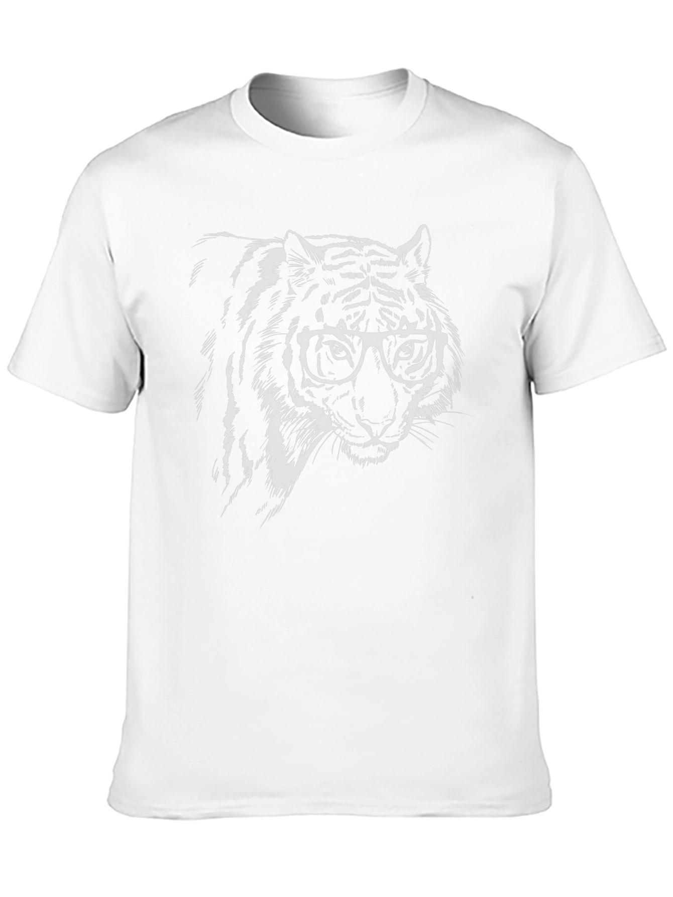 Cool Tiger Graphic Tee - Black