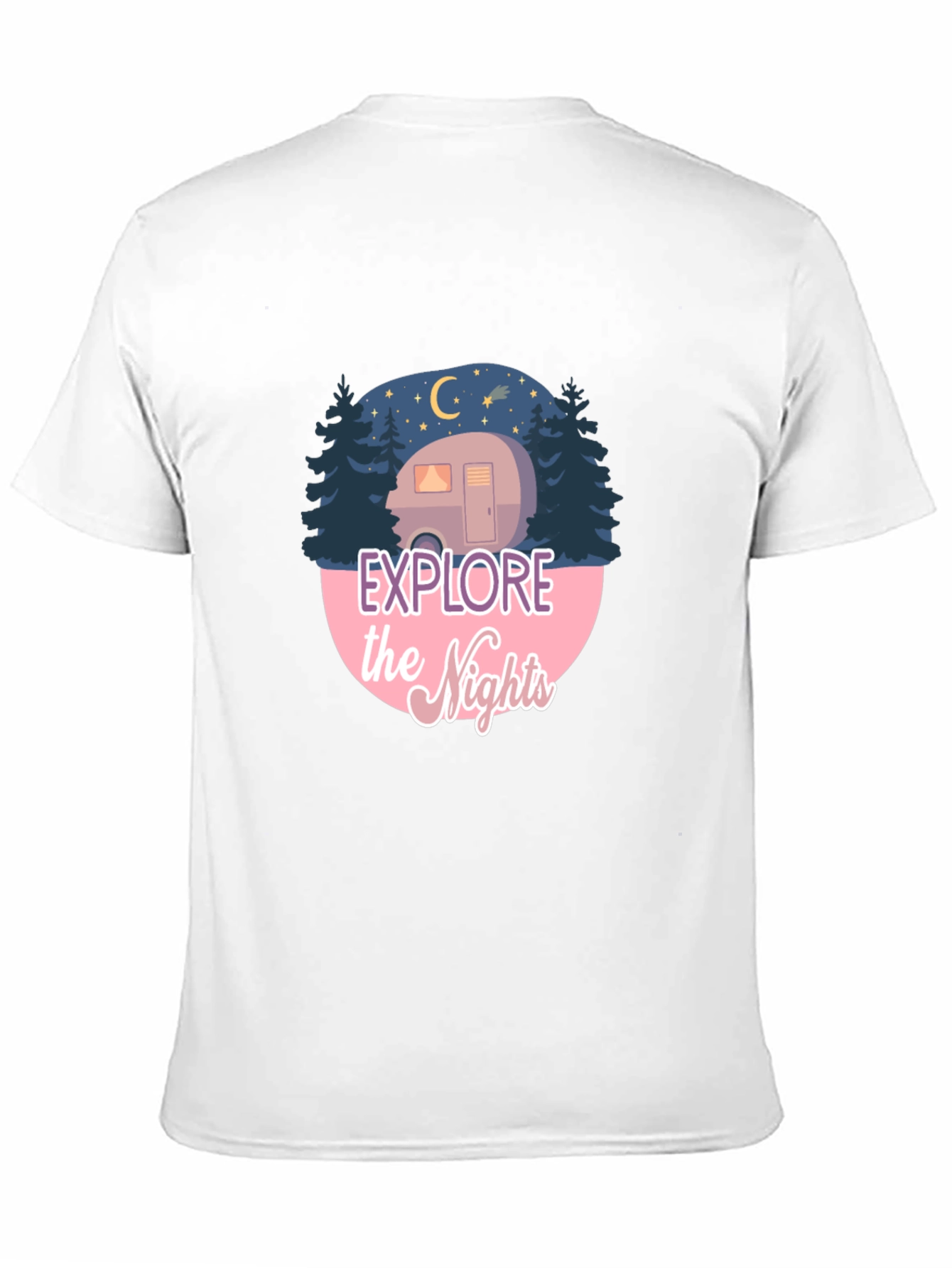 Explore the Nights Camping Graphic Tee