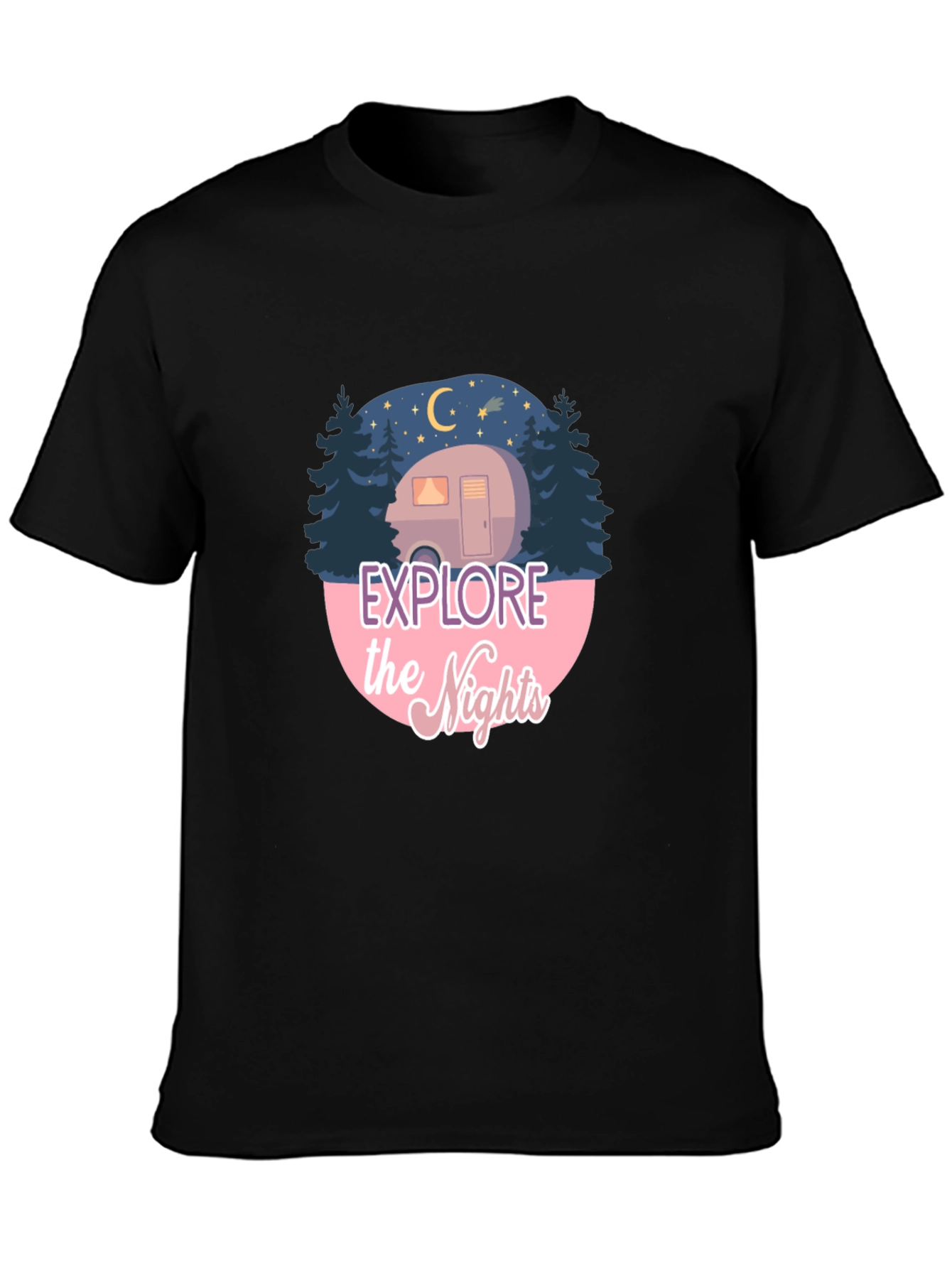 Explore the Nights Camping Graphic Tee