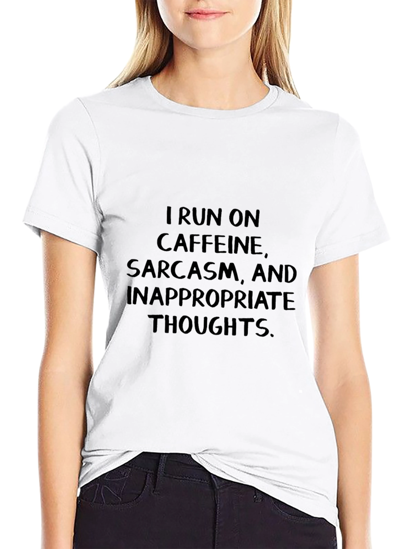 Caffeine Sarcasm & Inappropriate Thoughts T-Shirt