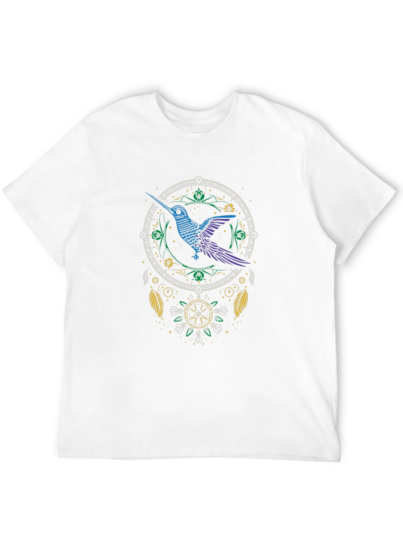 Hummingbird Dreamcatcher Black Graphic Tee