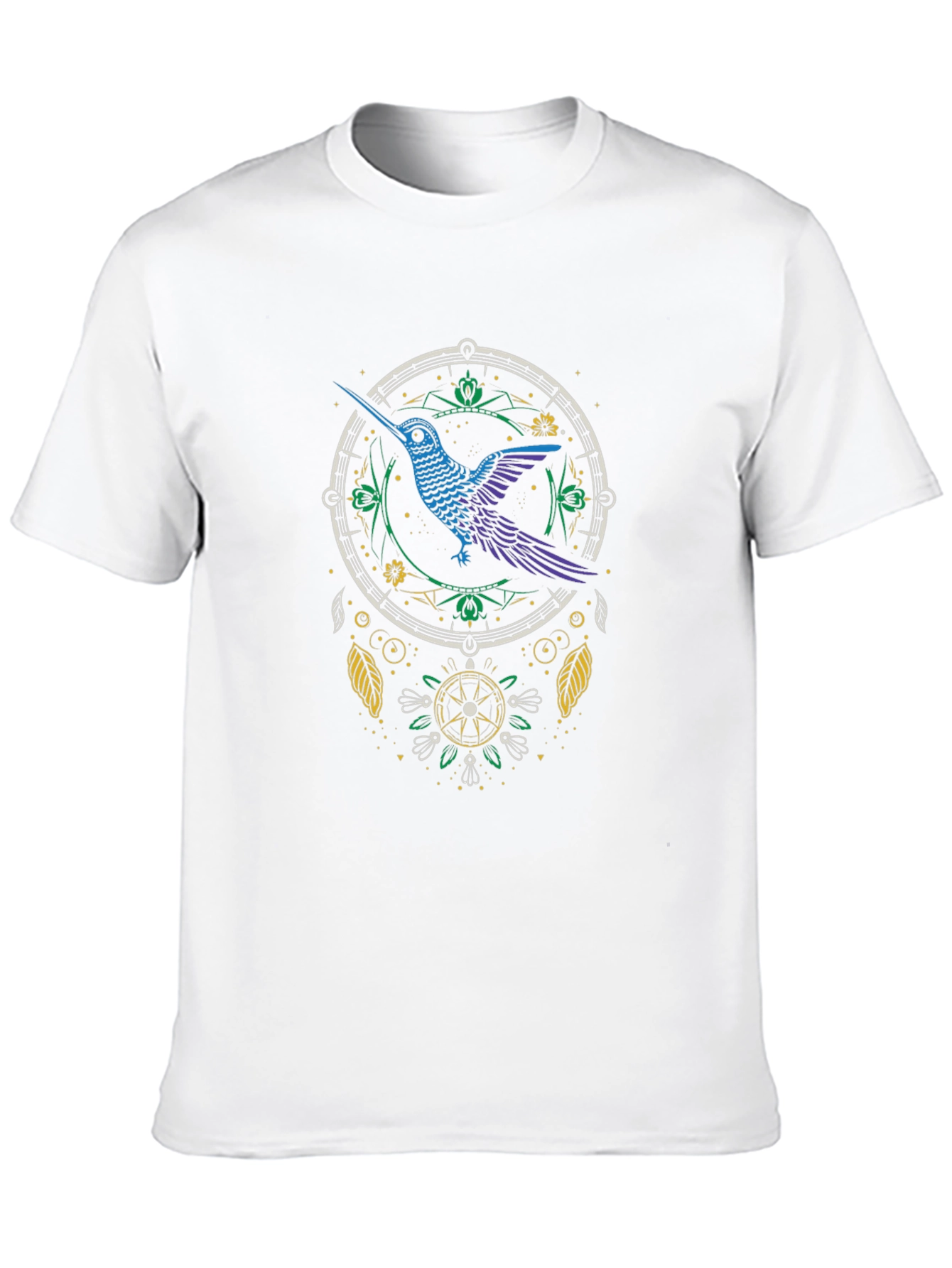 Hummingbird Dreamcatcher Black Graphic Tee