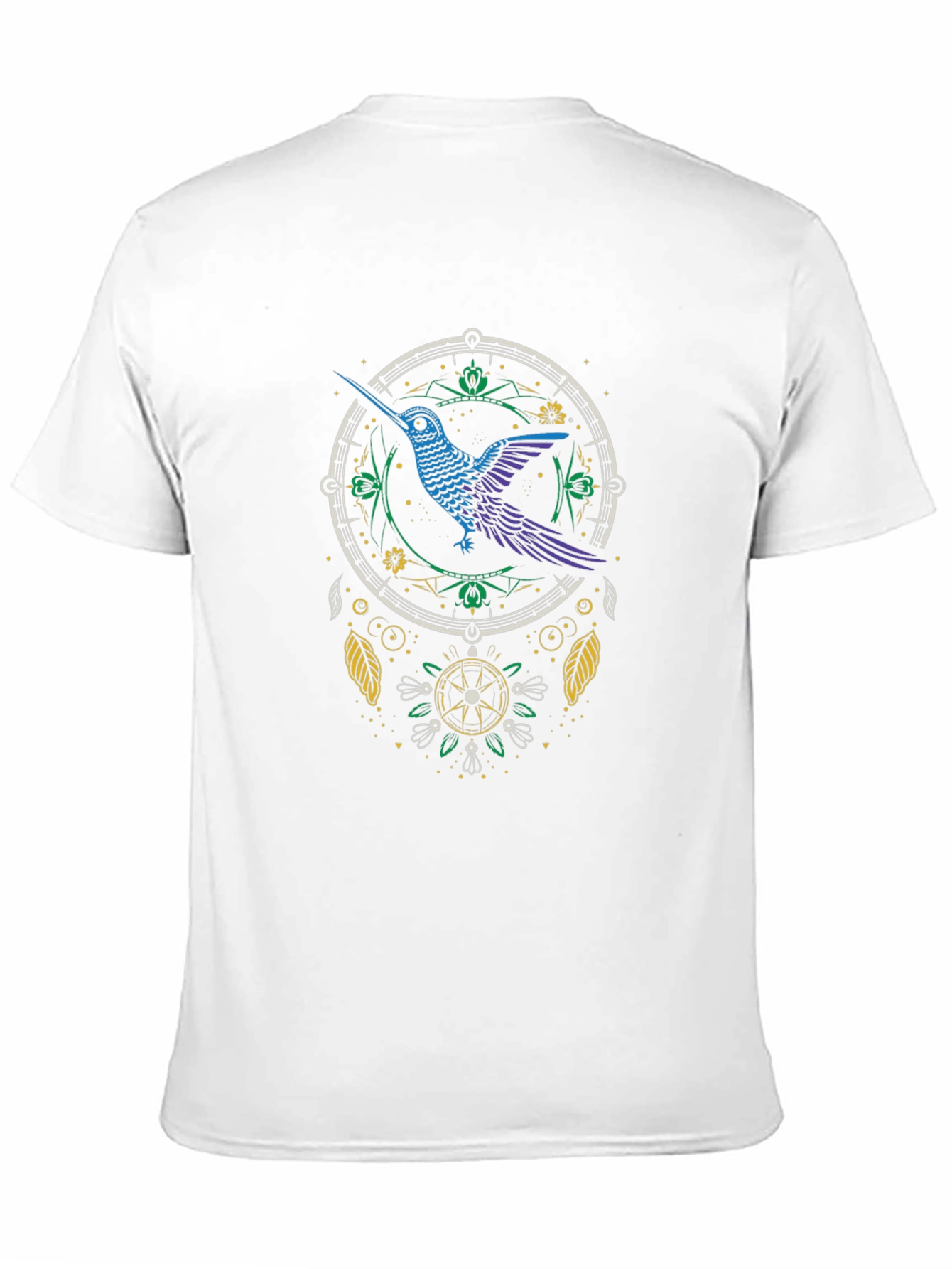 Hummingbird Dreamcatcher Black Graphic Tee