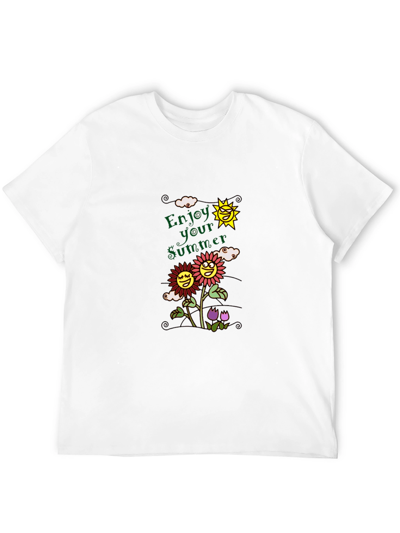 Enjoy Your Summer Graphic Tee - Black