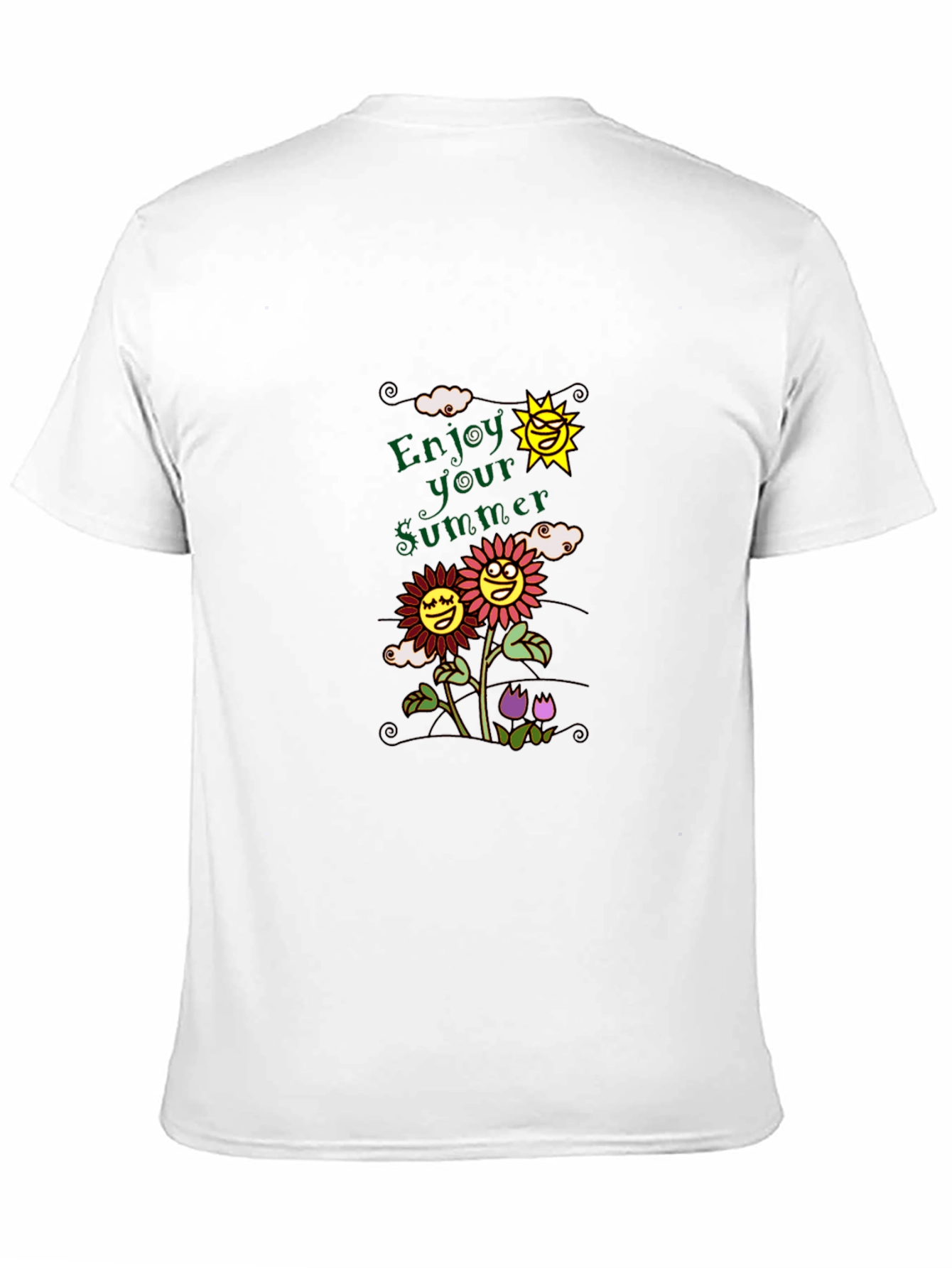 Enjoy Your Summer Graphic Tee - Black