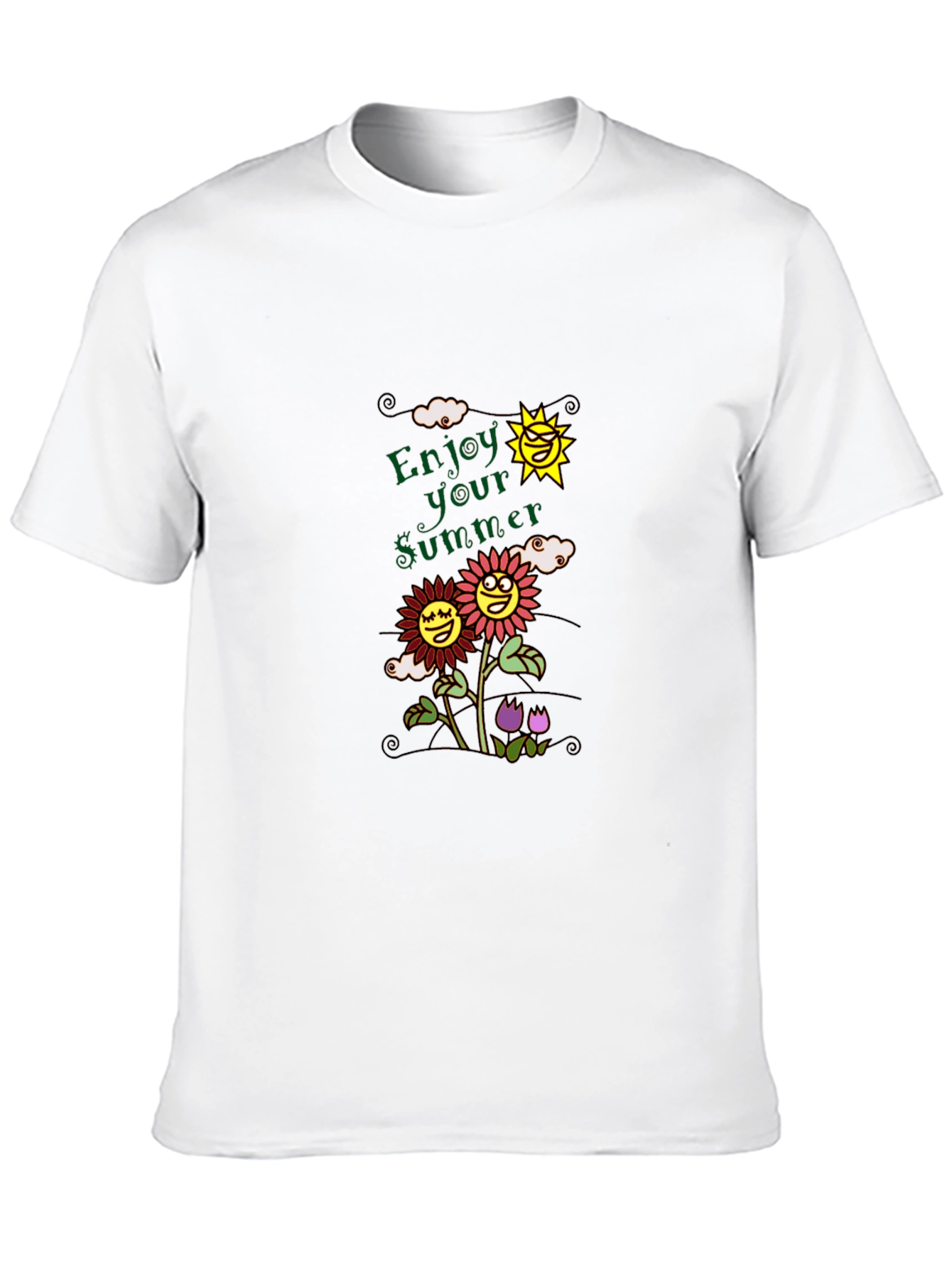 Enjoy Your Summer Graphic Tee - Black