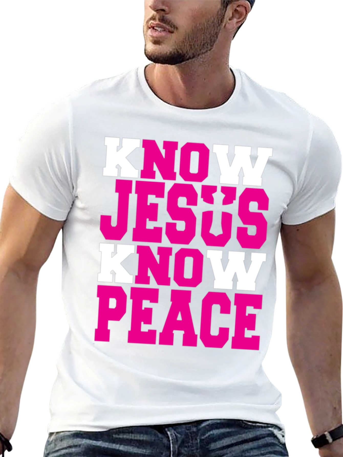 Know Jesus Know Peace Graphic T-Shirt