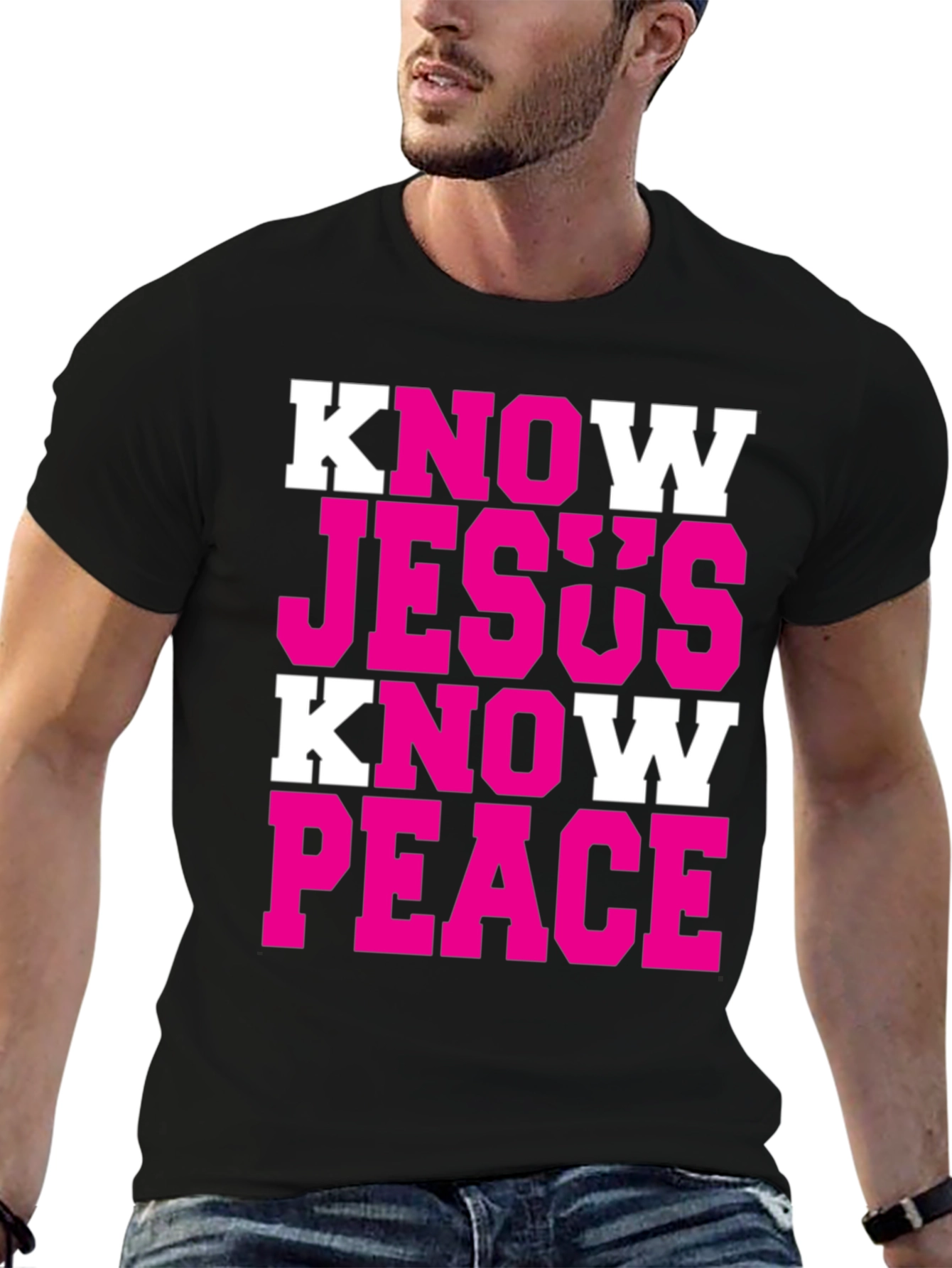 Know Jesus Know Peace Graphic T-Shirt