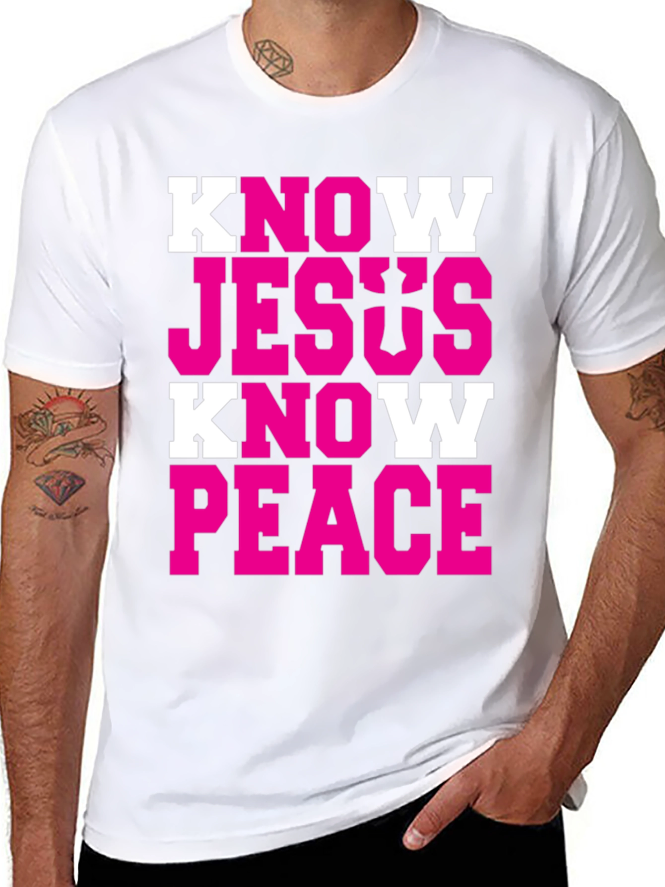 Know Jesus Know Peace Graphic T-Shirt