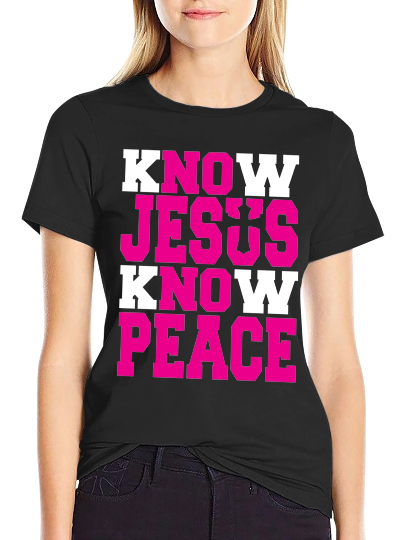 Know Jesus Know Peace Graphic T-Shirt