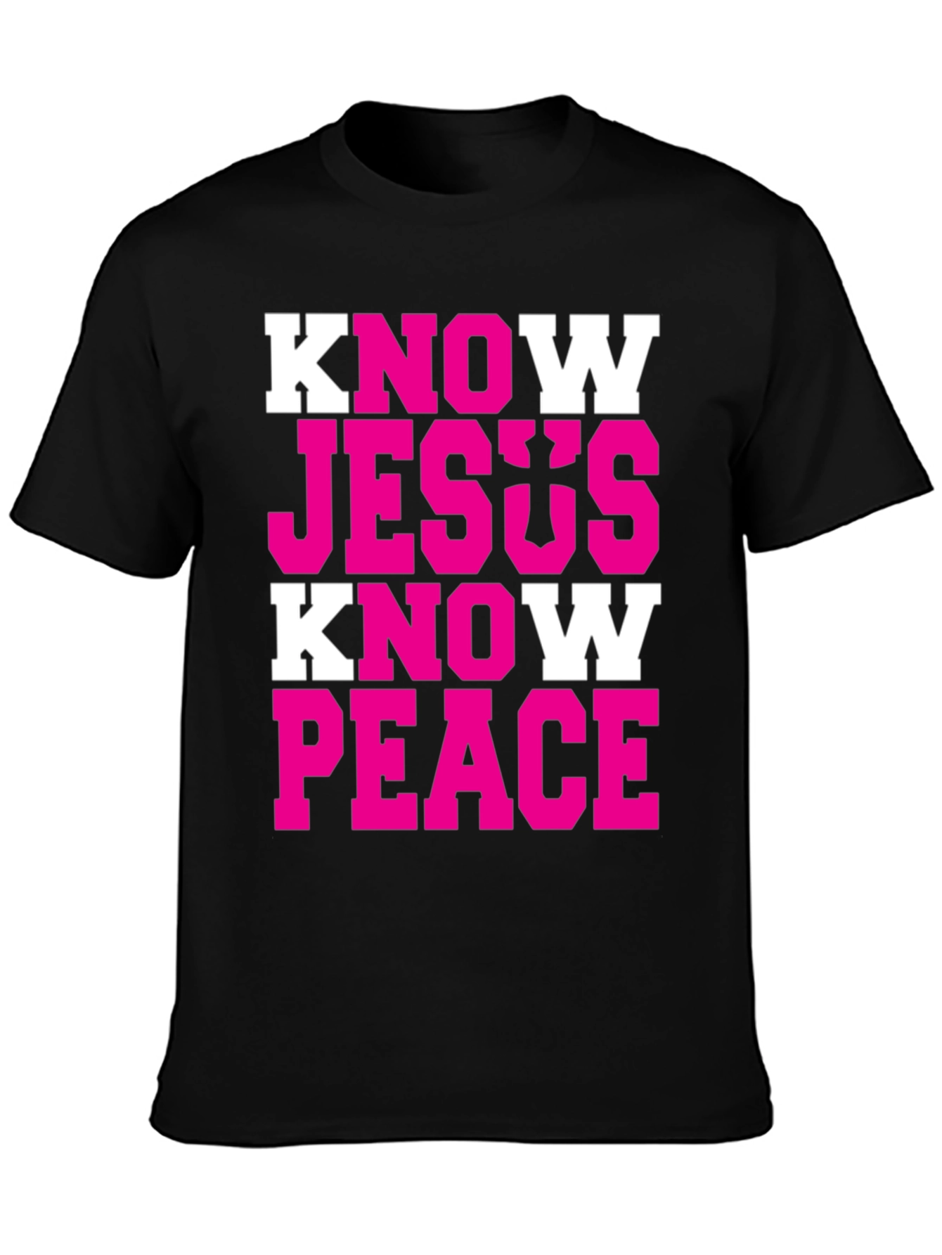 Know Jesus Know Peace Graphic T-Shirt