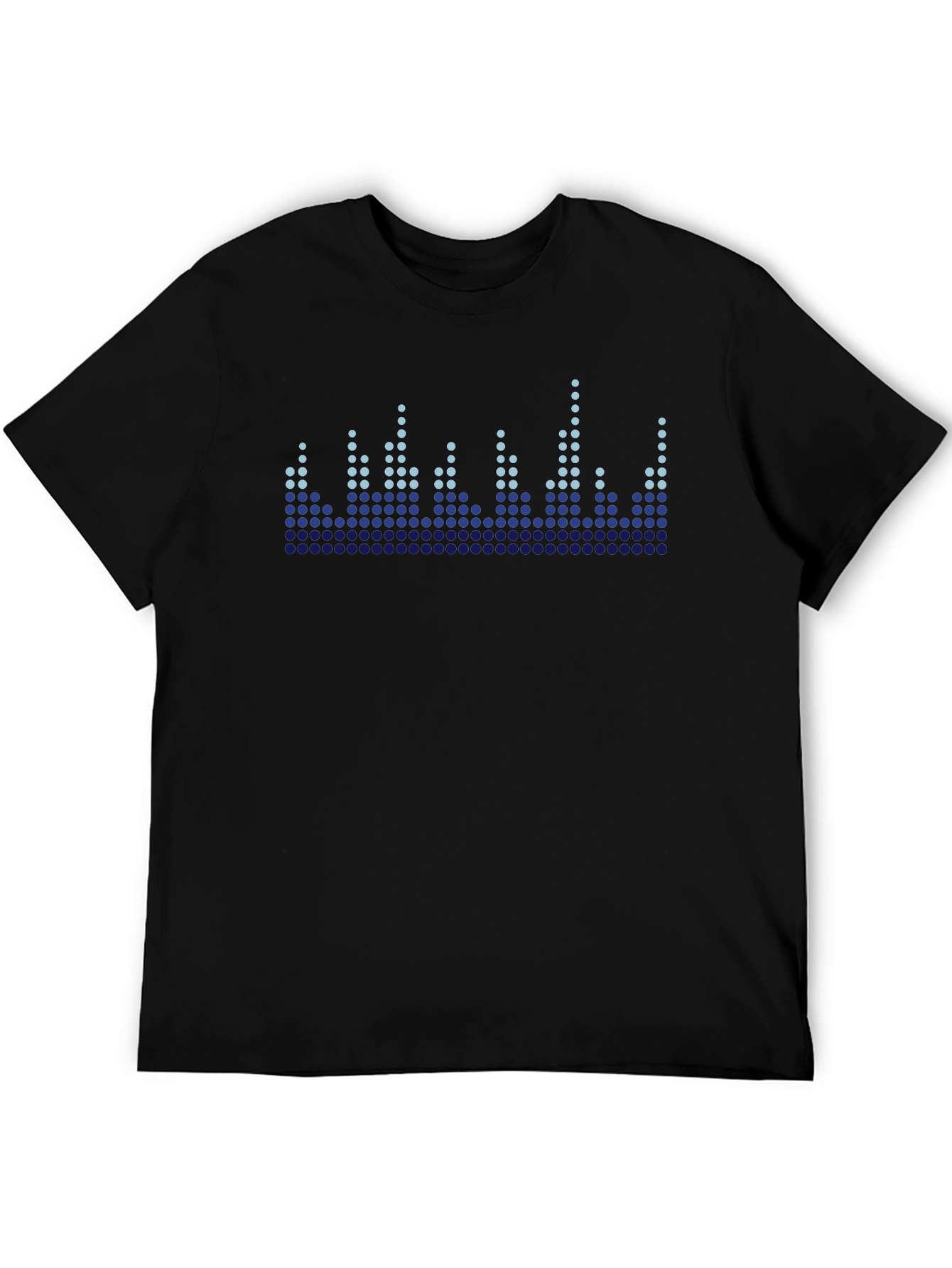Cool Graphic Equalizer Black T-Shirt