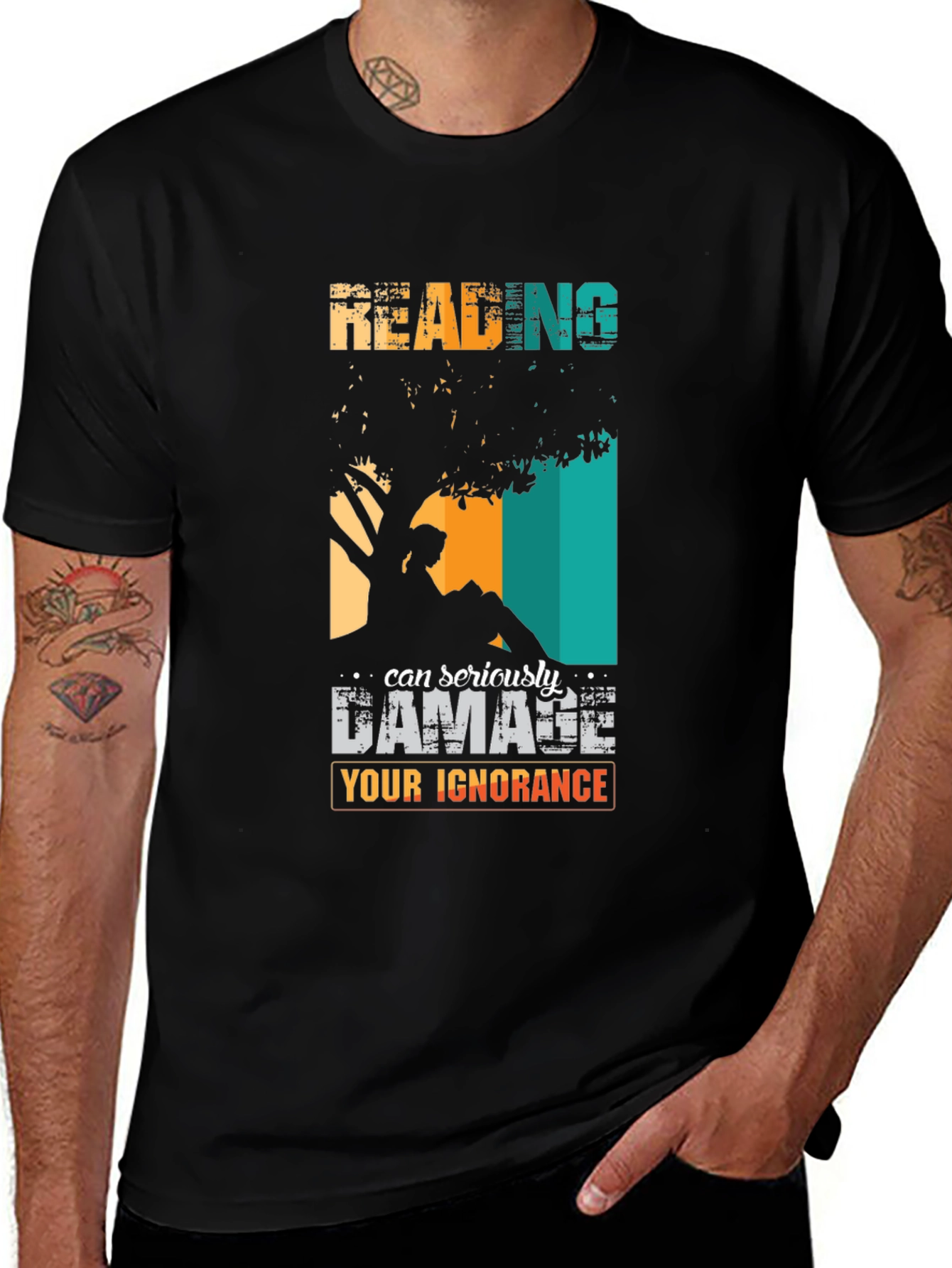 Reading Can Damage Ignorance Graphic Tee