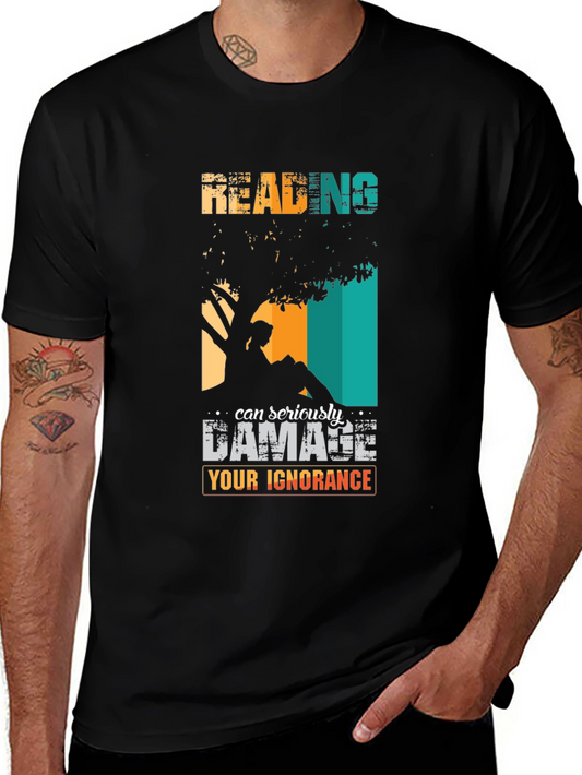 Reading Can Damage Ignorance Graphic Tee