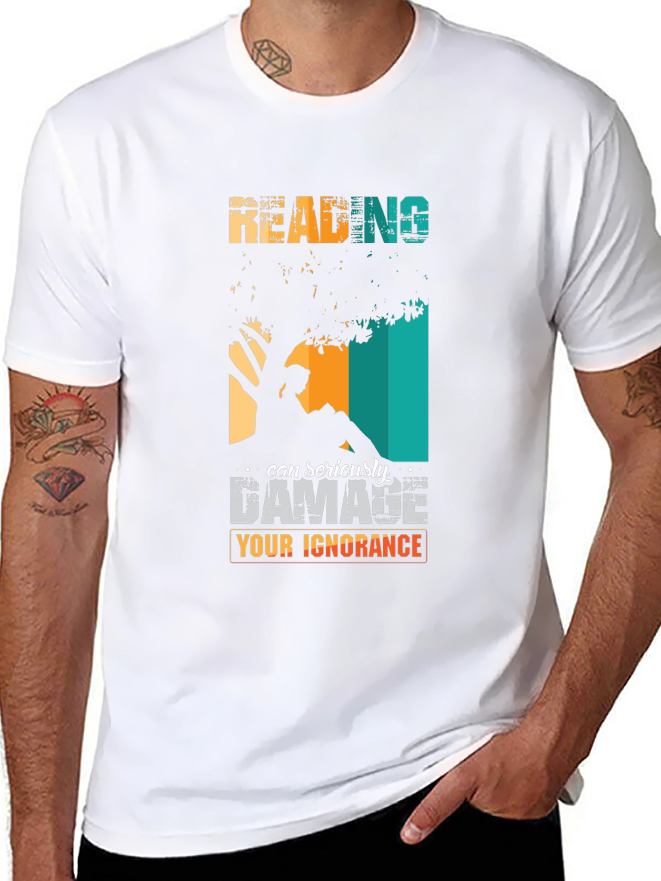 Reading Can Damage Ignorance Graphic Tee