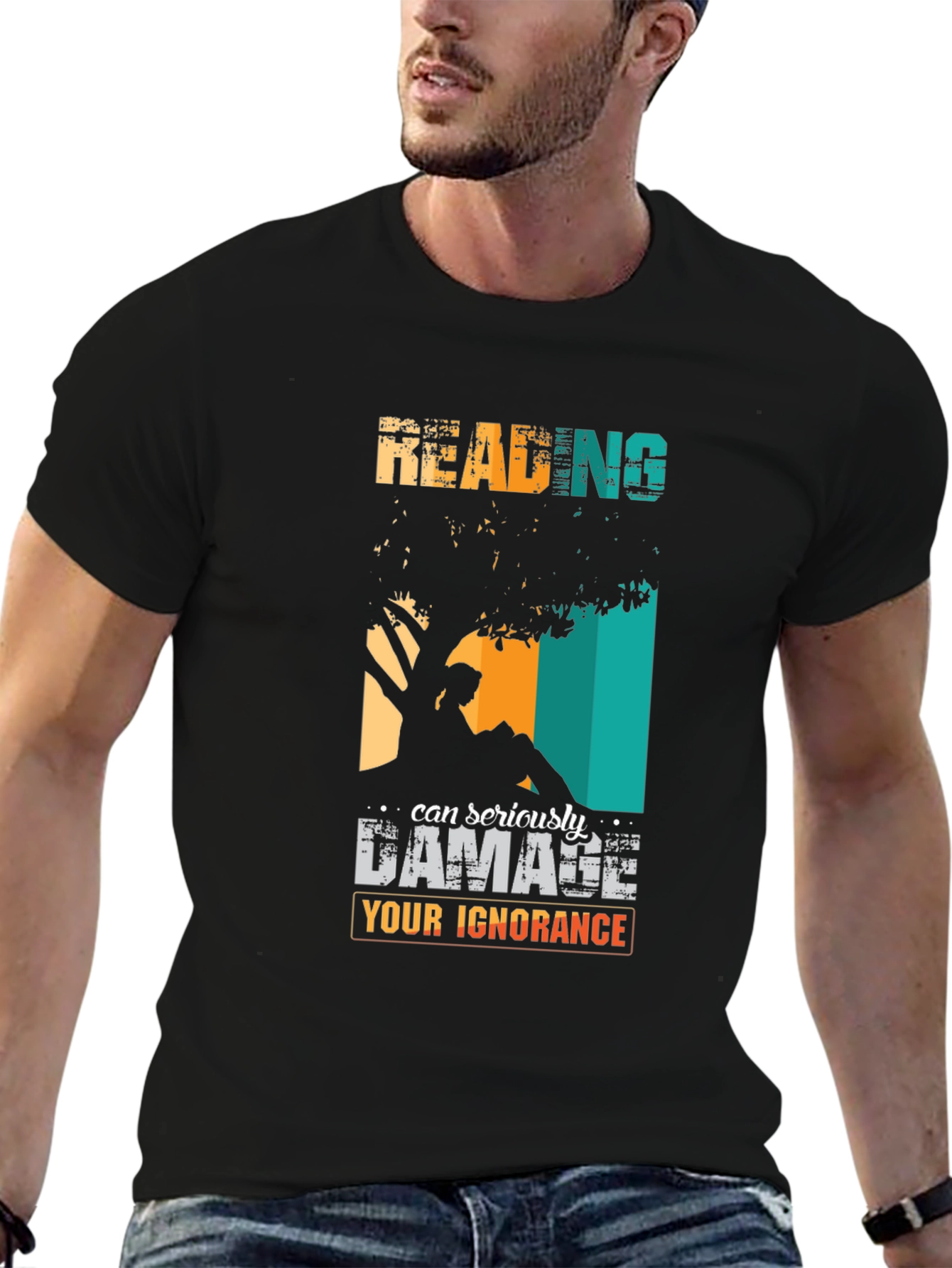 Reading Can Damage Ignorance Graphic Tee