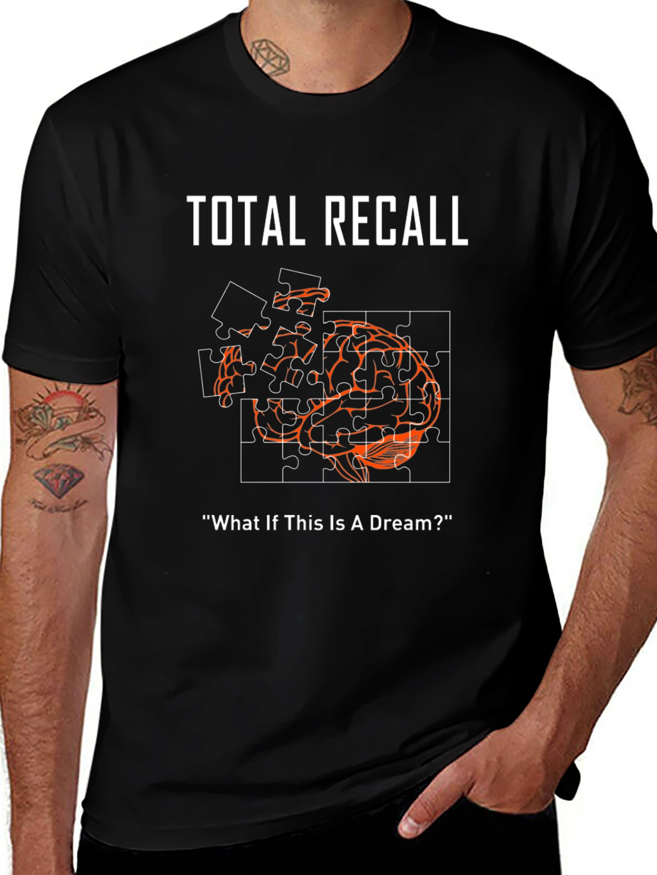 Total Recall Brain Puzzle T-Shirt
