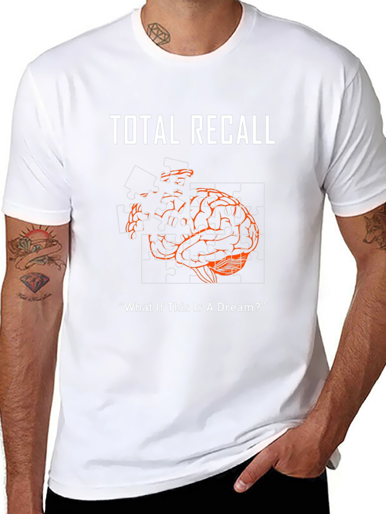 Total Recall Brain Puzzle T-Shirt