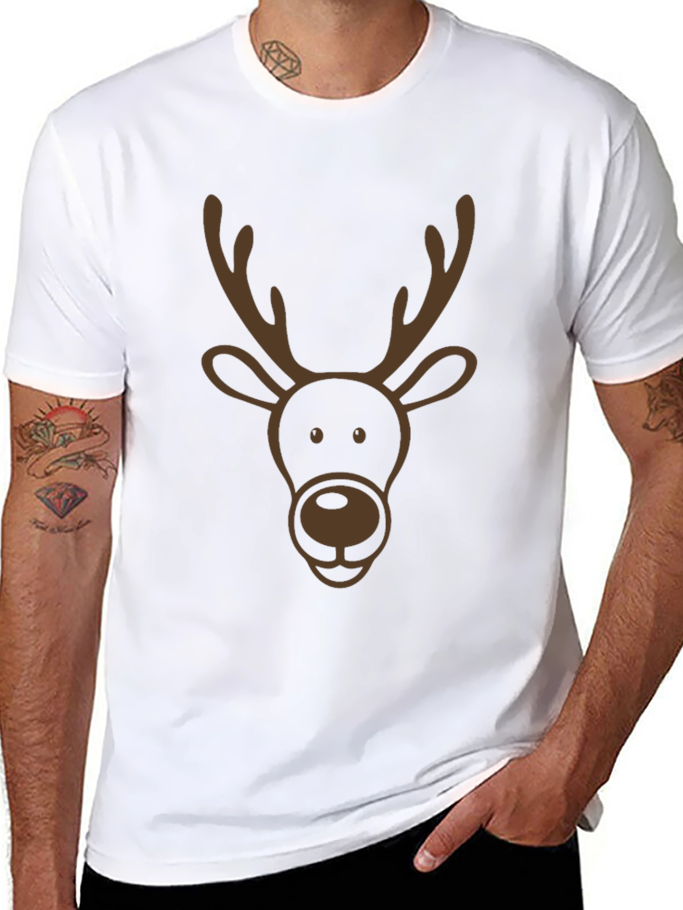 Reindeer Graphic Tee - Holiday Style