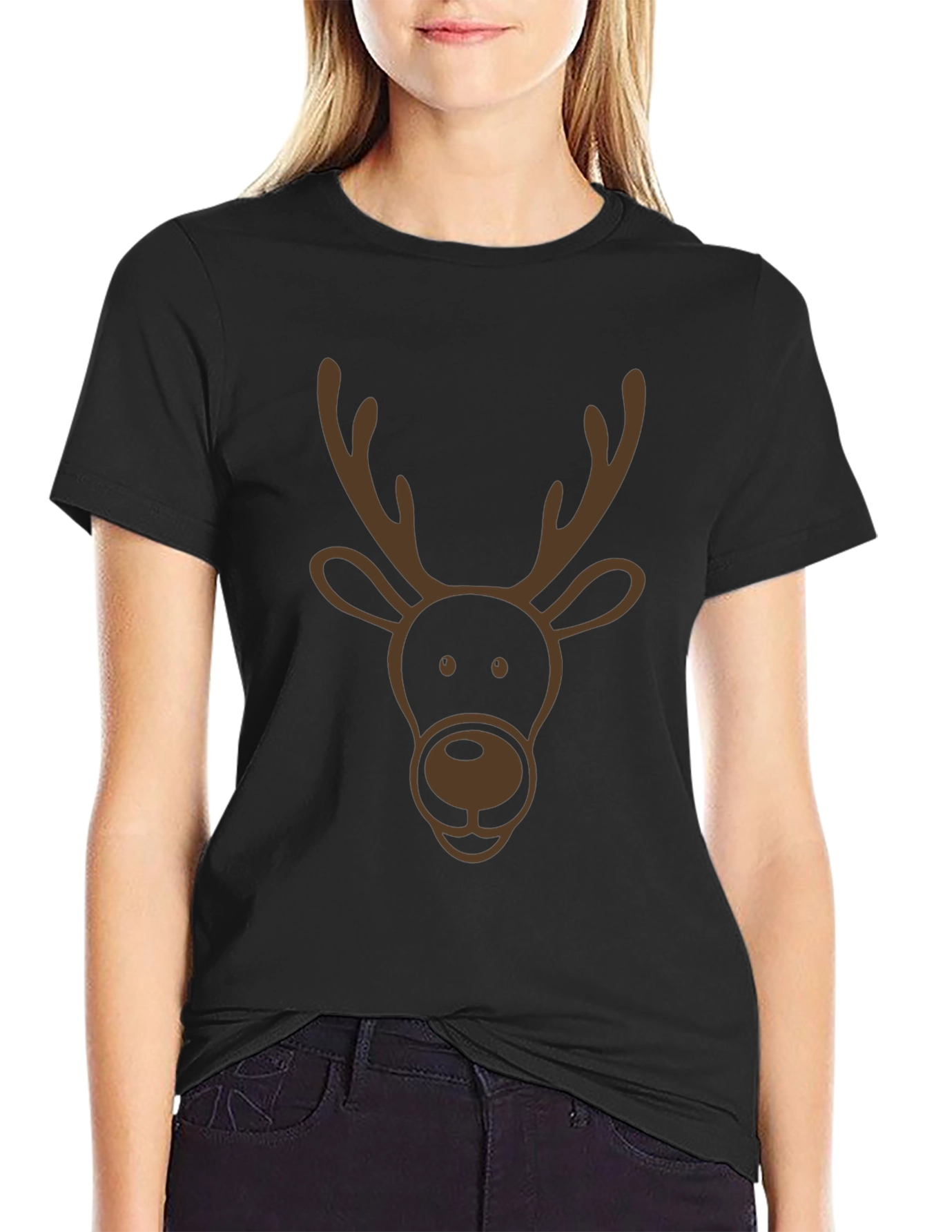 Reindeer Graphic Tee - Holiday Style