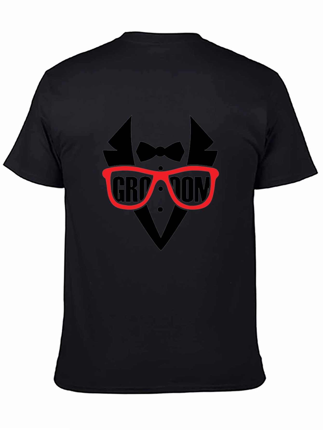 Groom Tuxedo Graphic Tee - Black