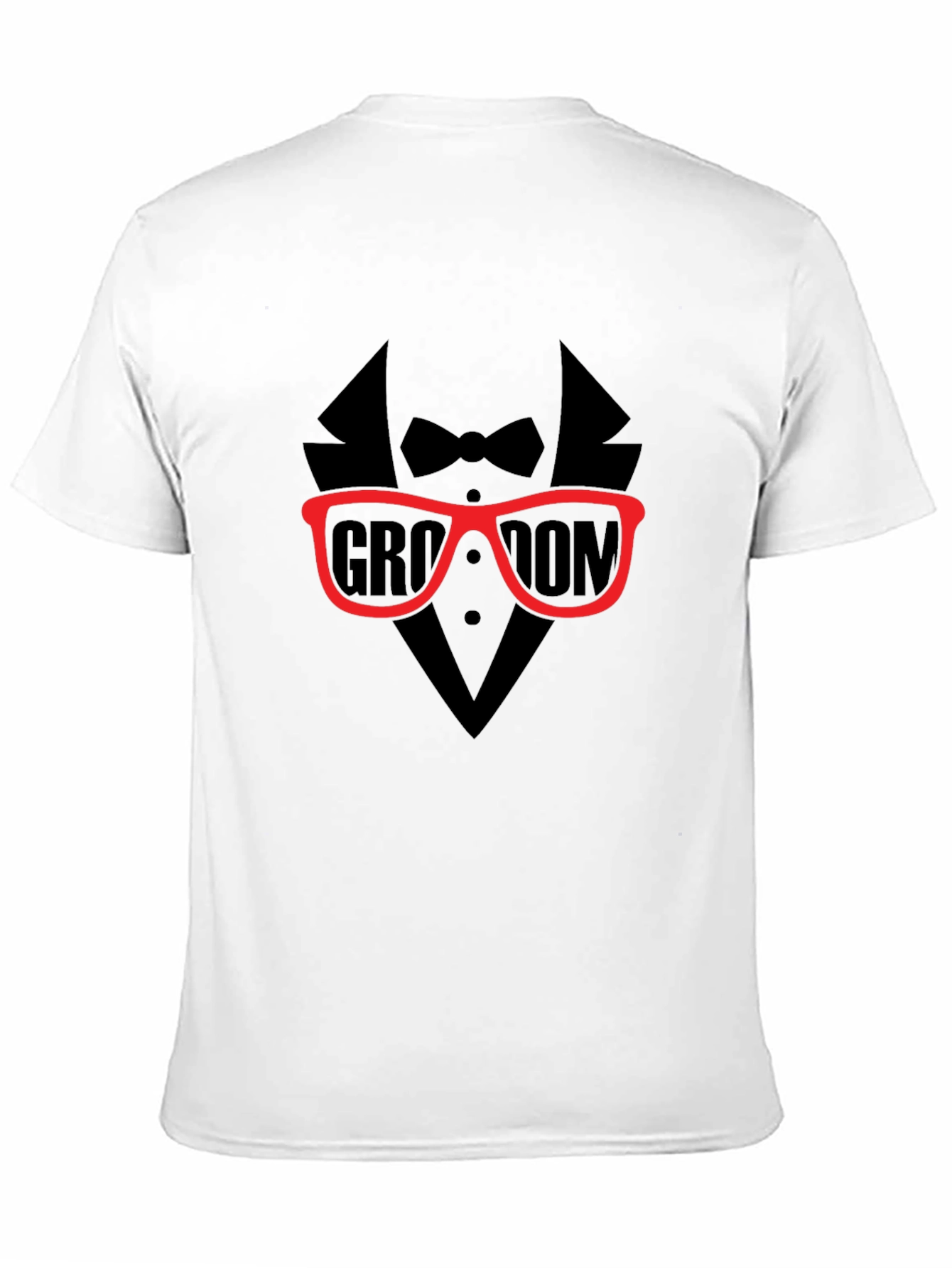 Groom Tuxedo Graphic Tee - Black