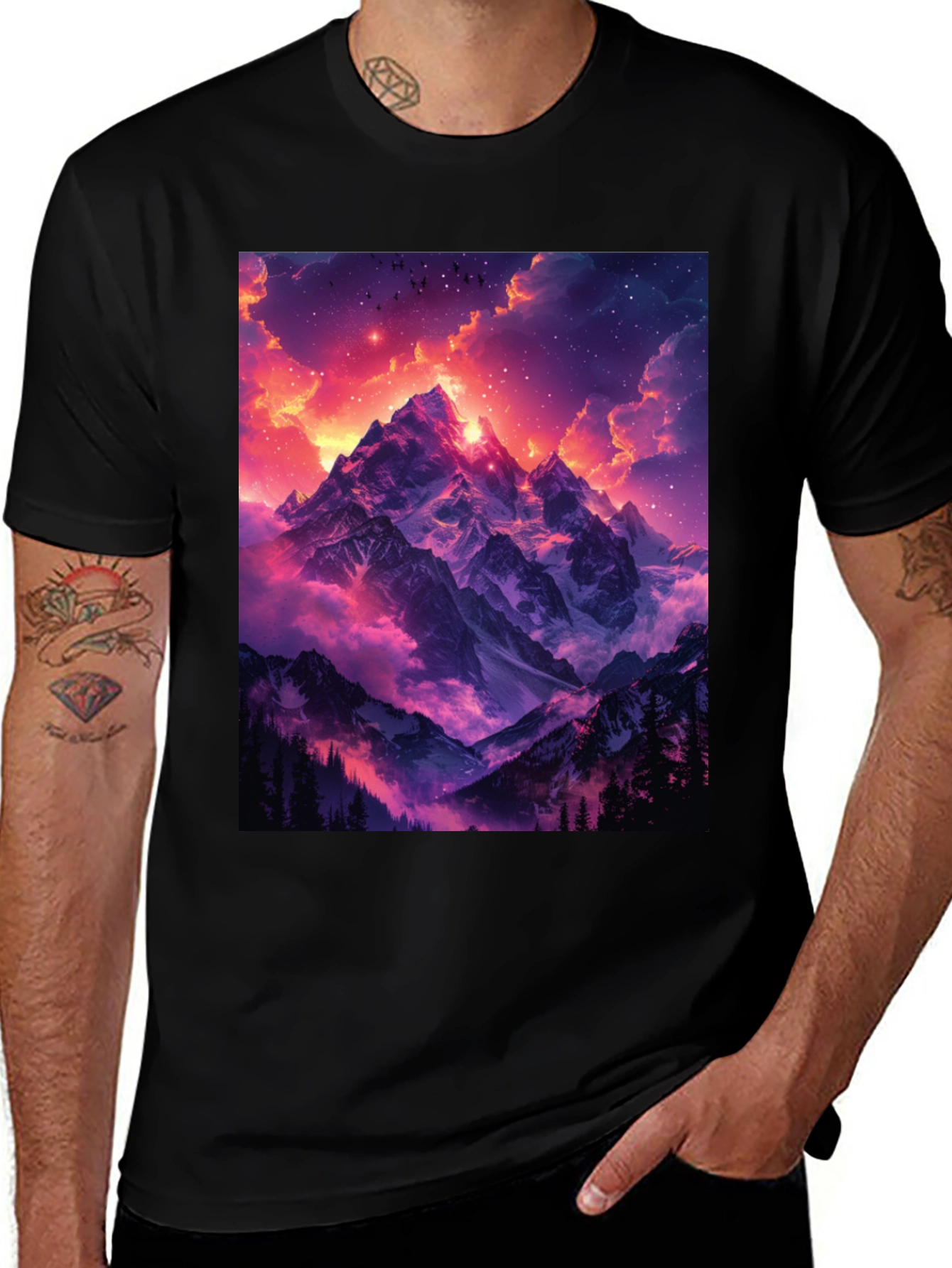 Mountain Sunset Graphic Tee