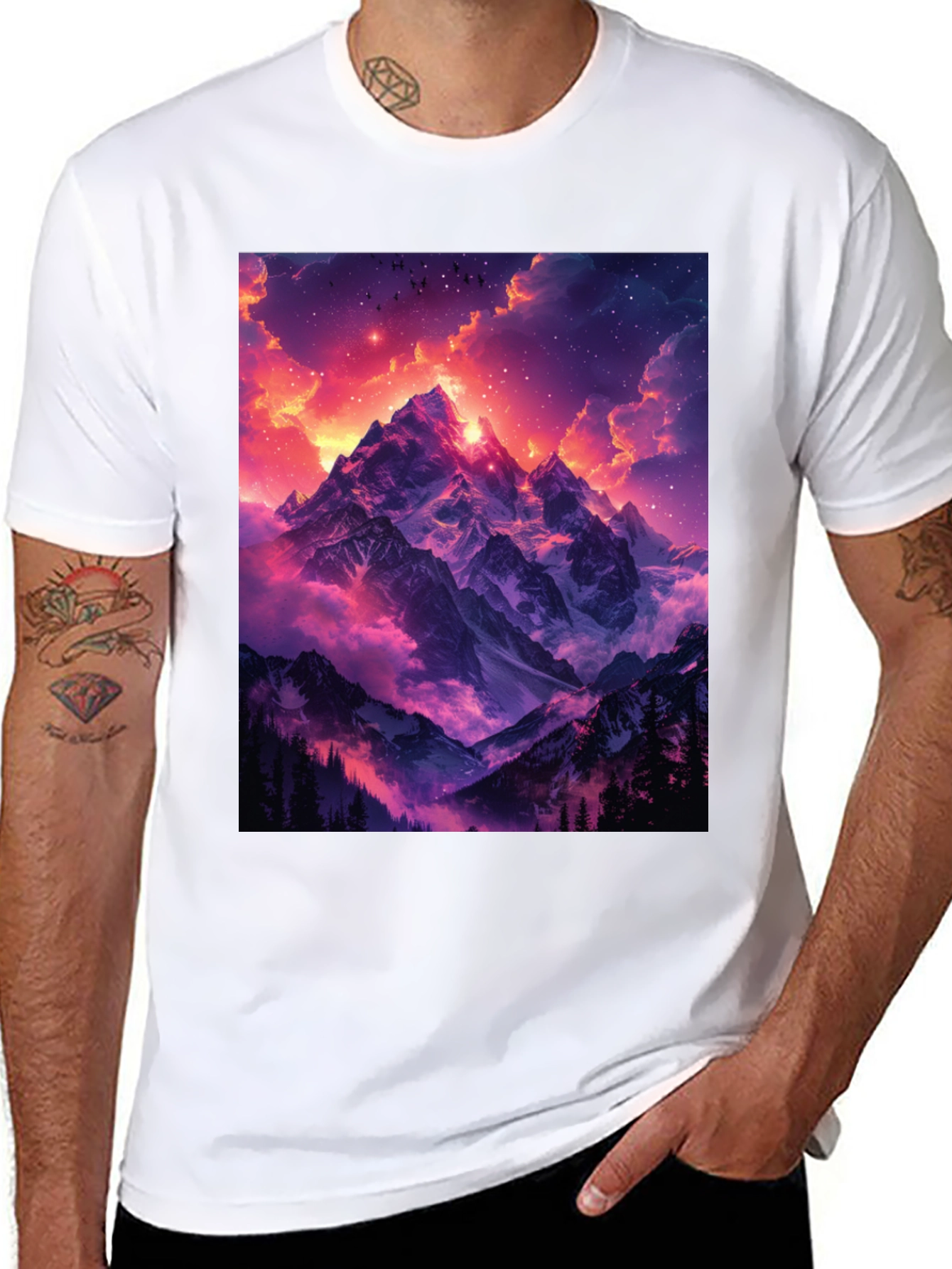Mountain Sunset Graphic Tee
