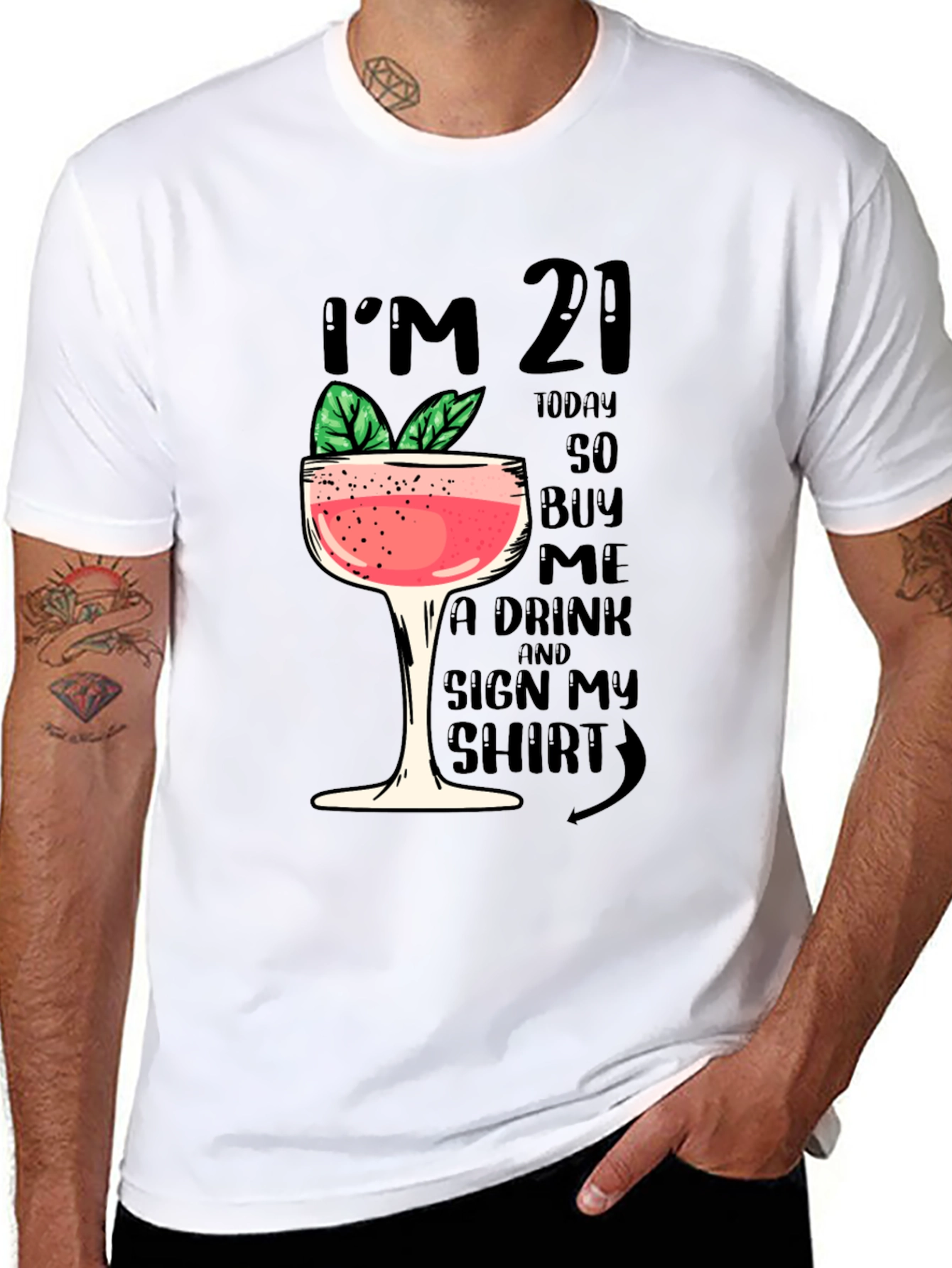 Birthday Im 21 Graphic T-Shirt
